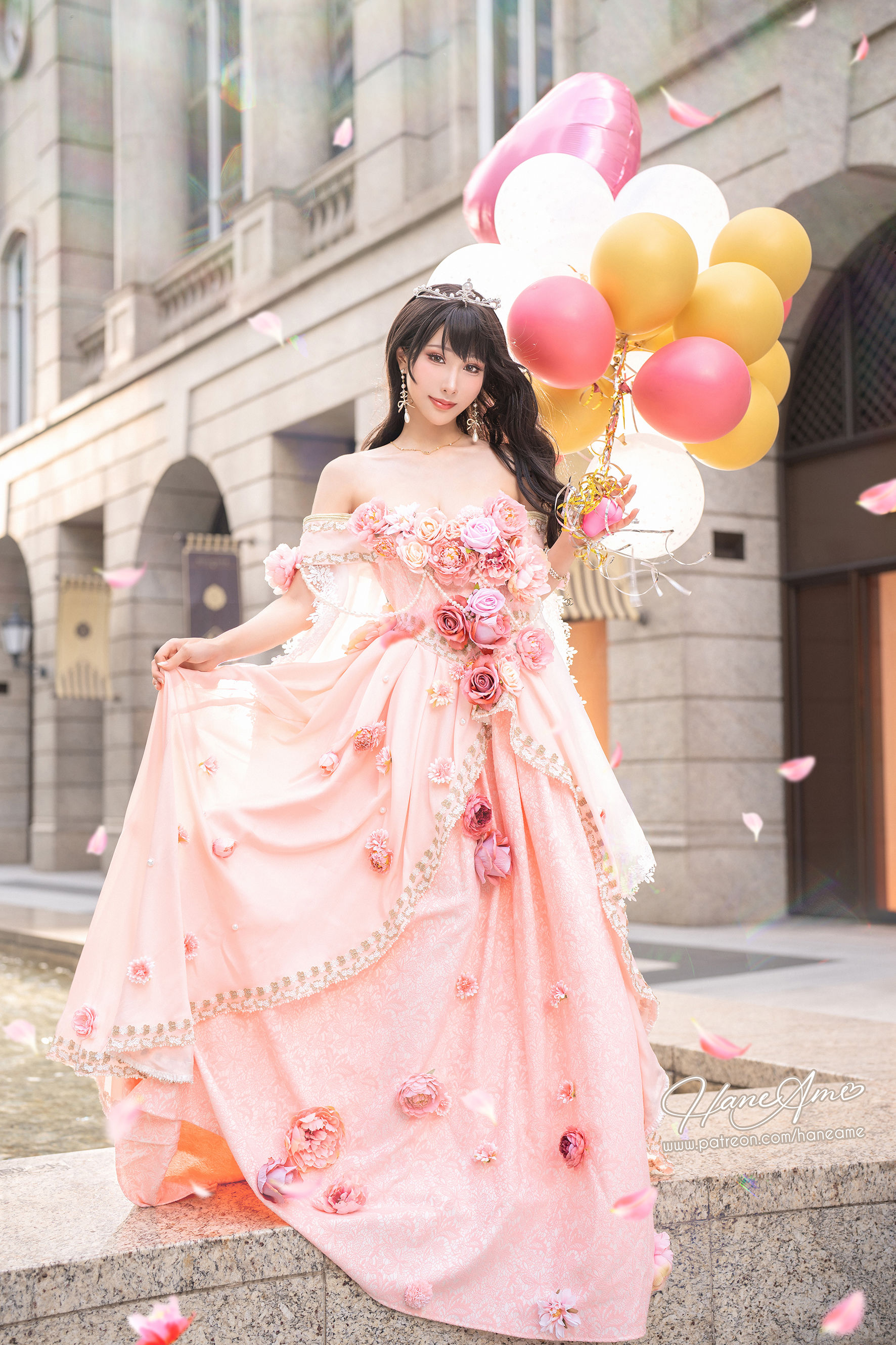 [福利COS] Hane Ame 雨波写真 - 生日礼服