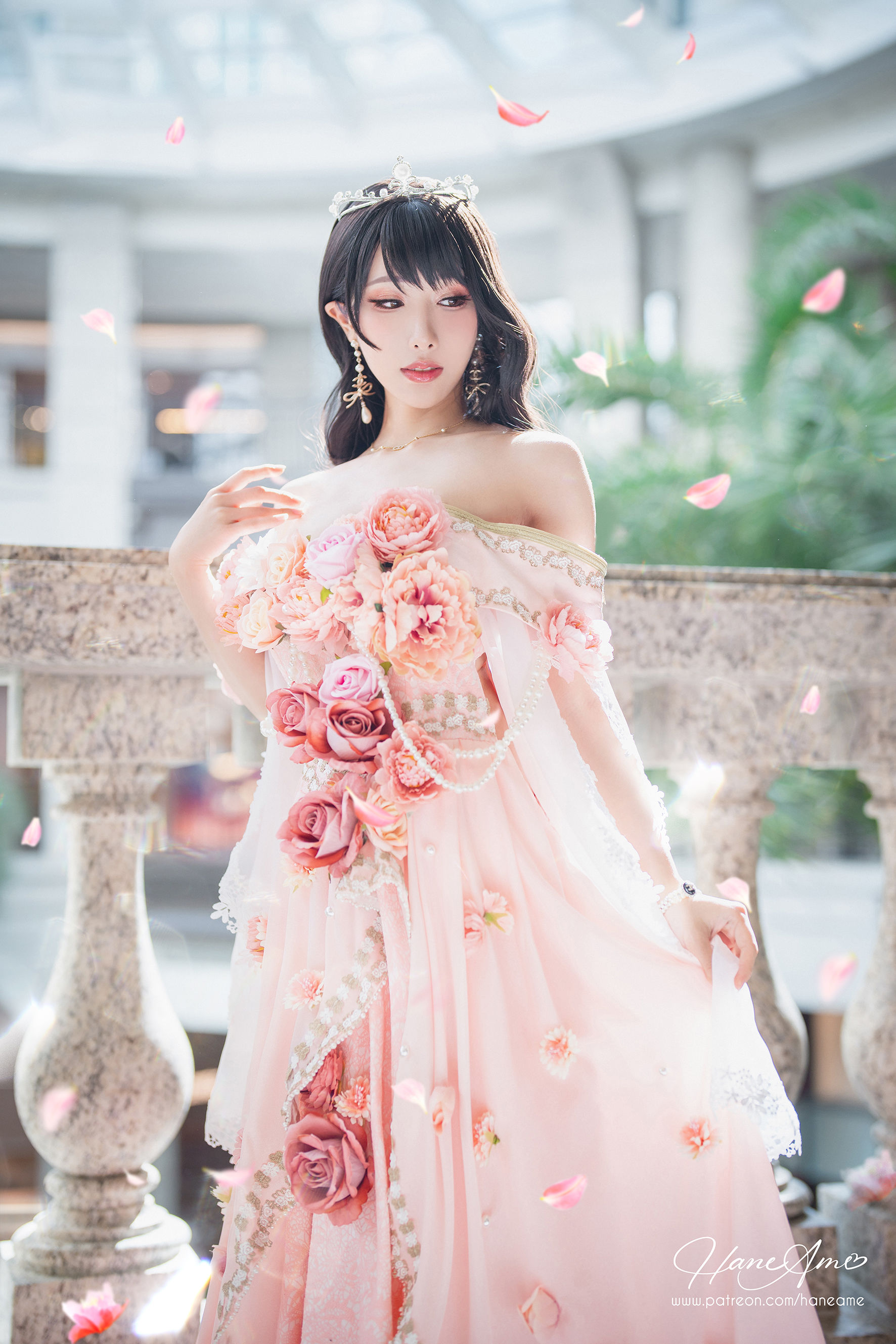 [福利COS] Hane Ame 雨波写真 - 生日礼服