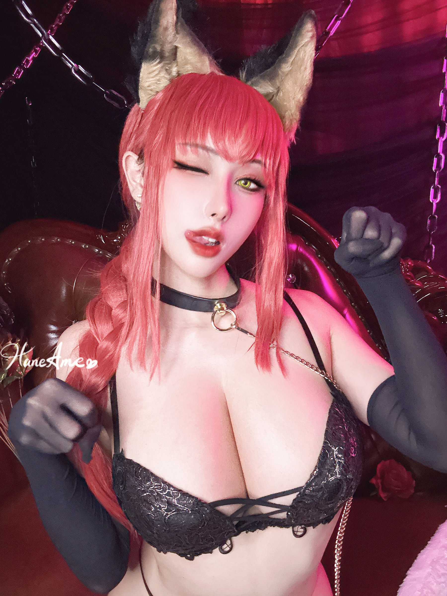 [福利COS] Hane Ame 雨波写真 - 电锯人 玛奇玛