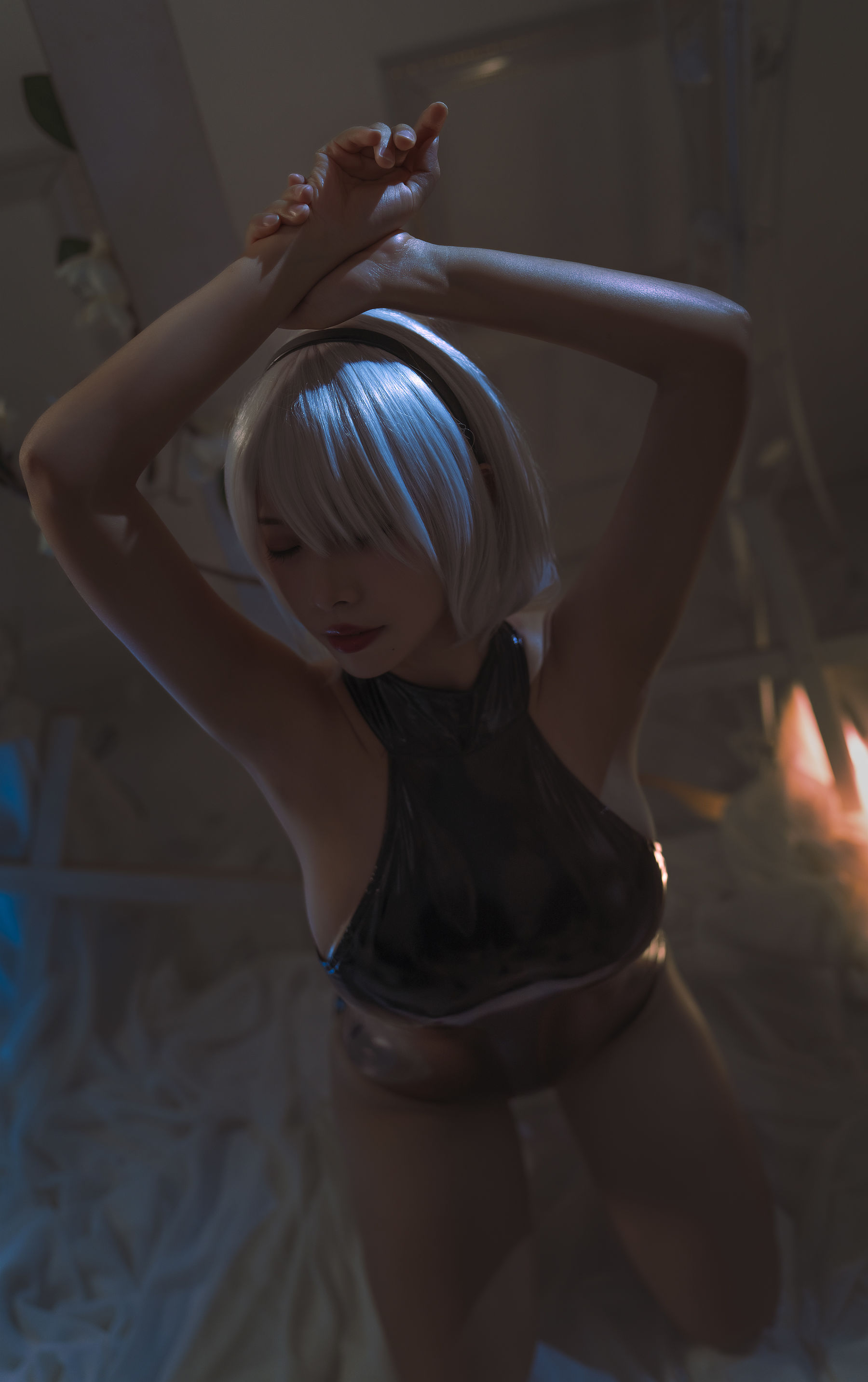 [福利COS] Neko-薇薇 - 2B泳衣