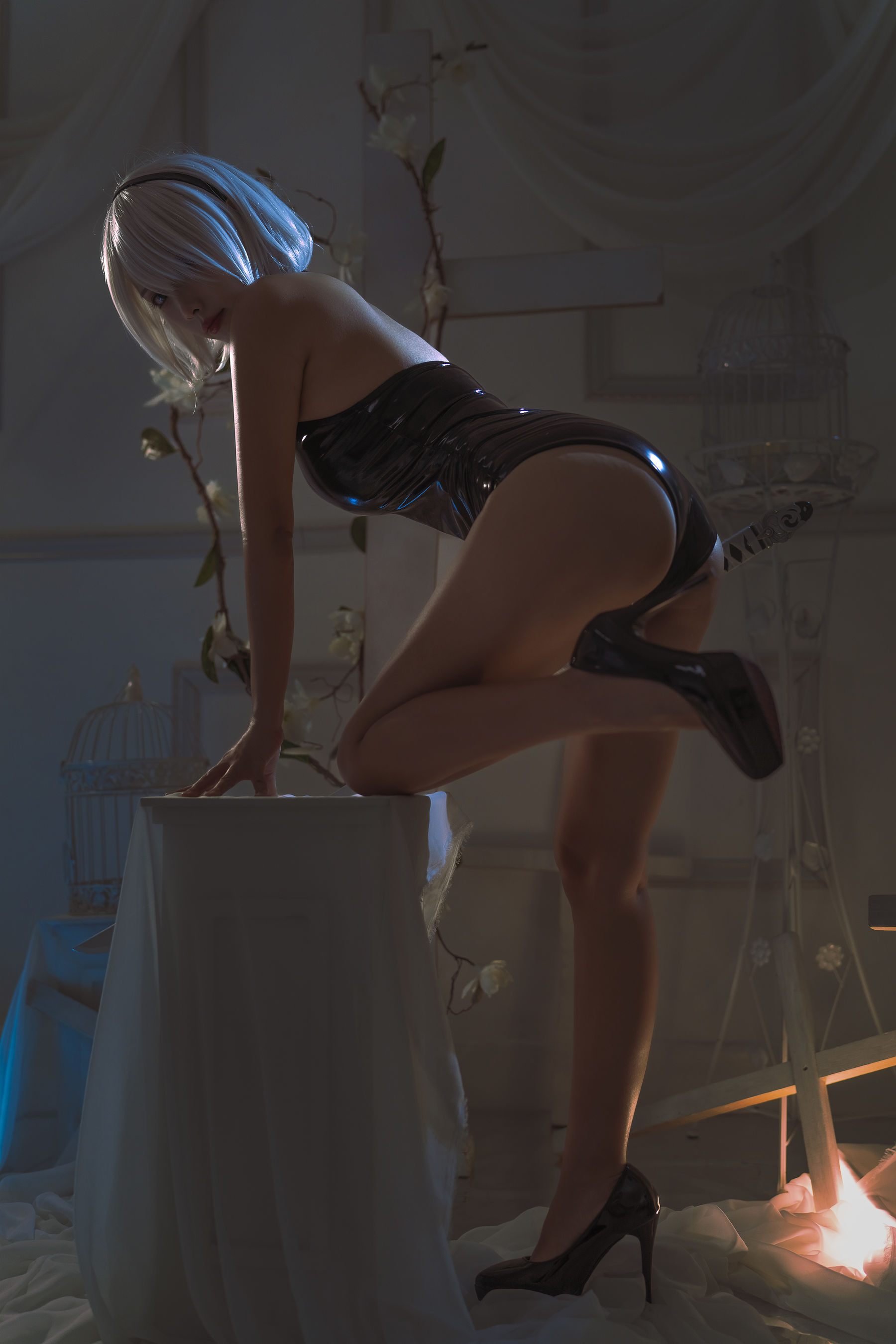[福利COS] Neko-薇薇 - 2B泳衣