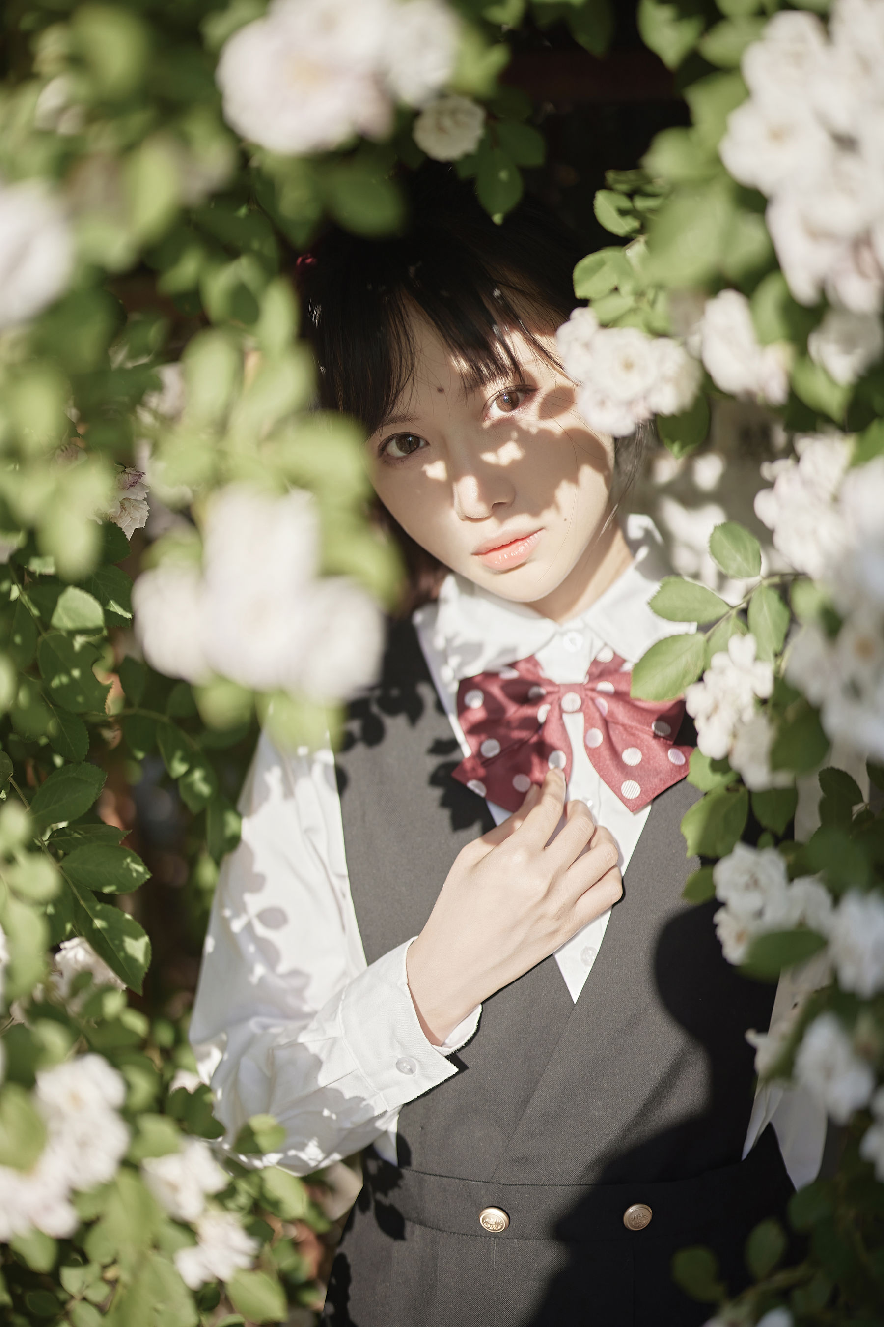 [福利COS] Shika小鹿鹿 - 蔷薇JK