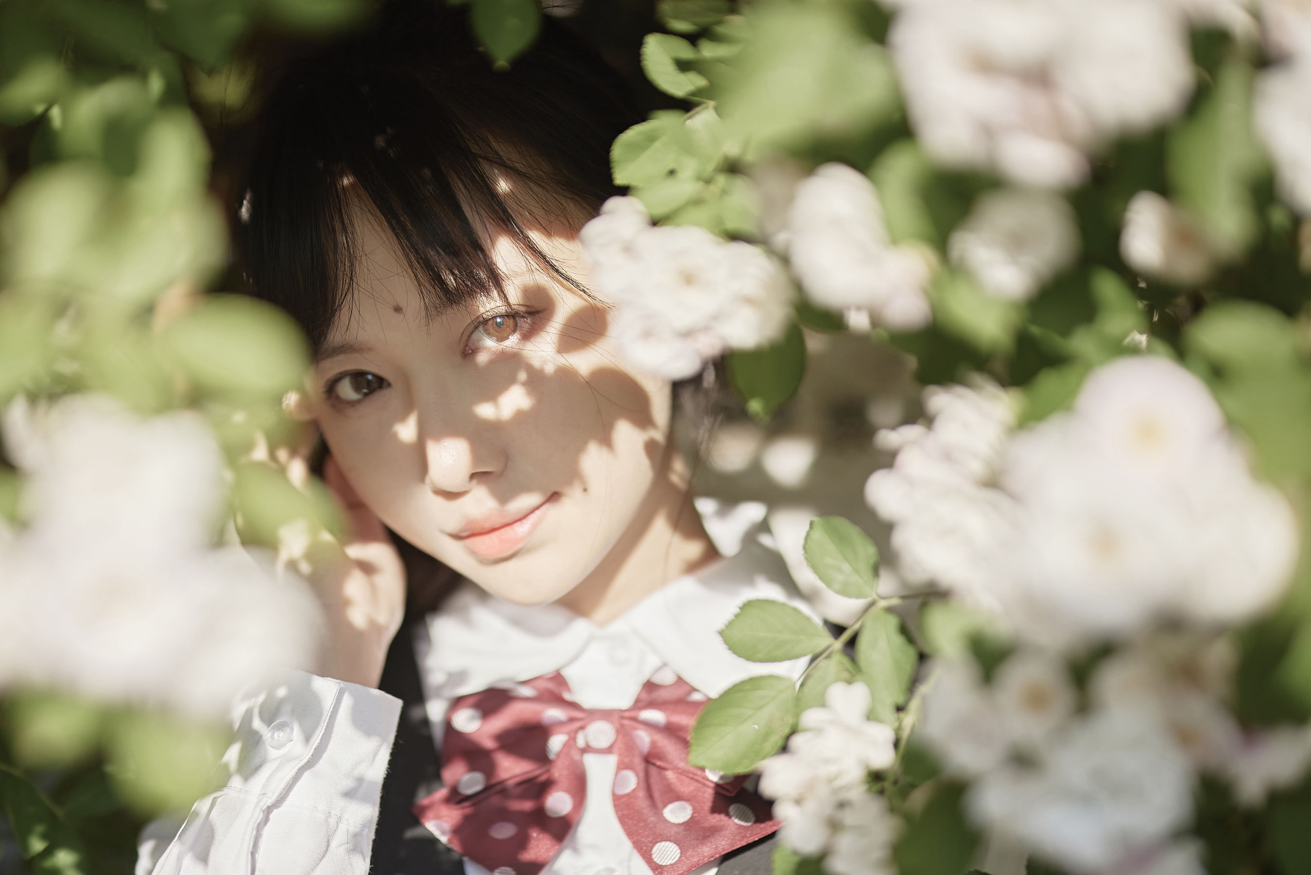 [福利COS] Shika小鹿鹿 - 蔷薇JK