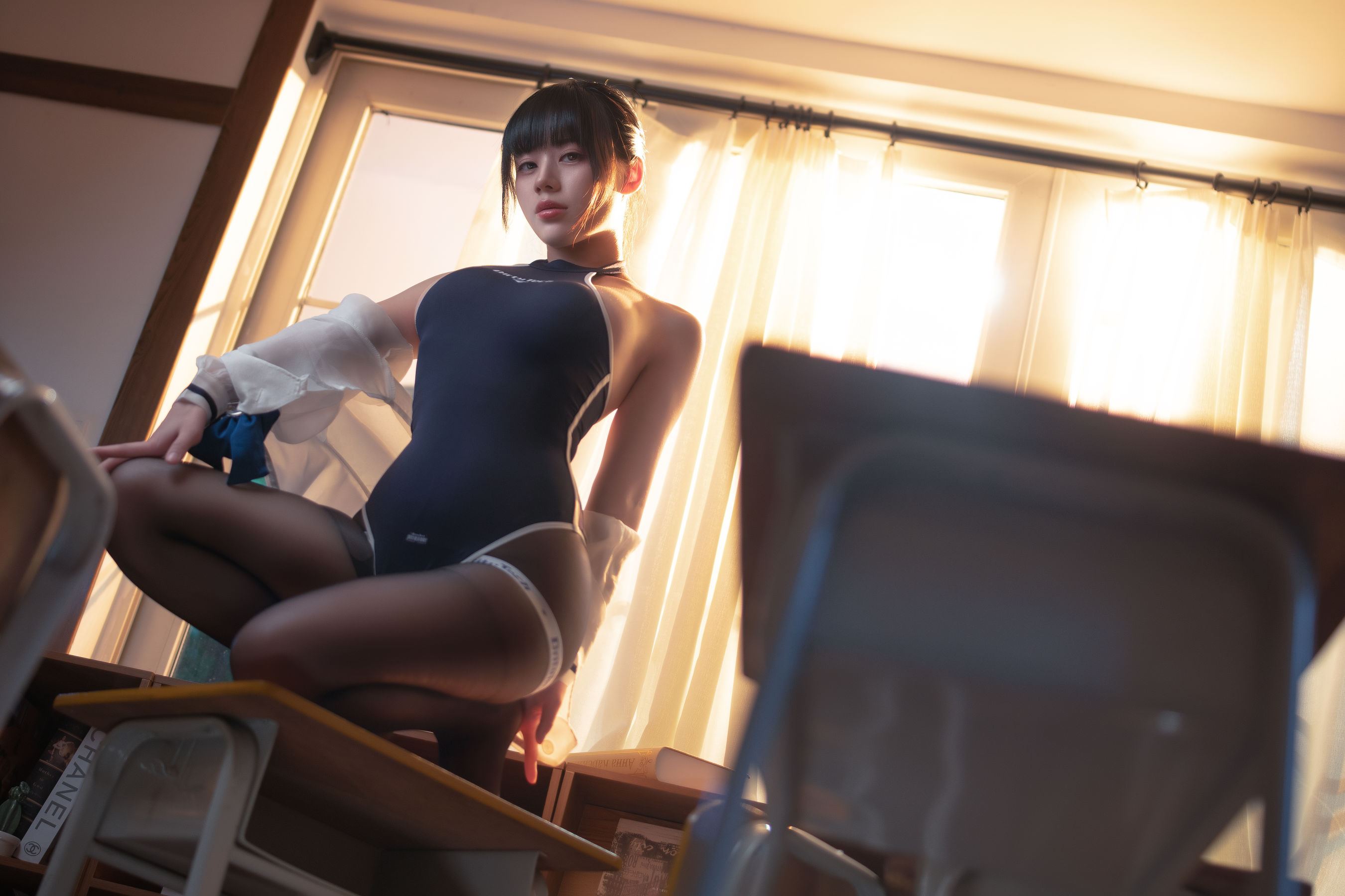 [福利COS] 九言 - 竞泳