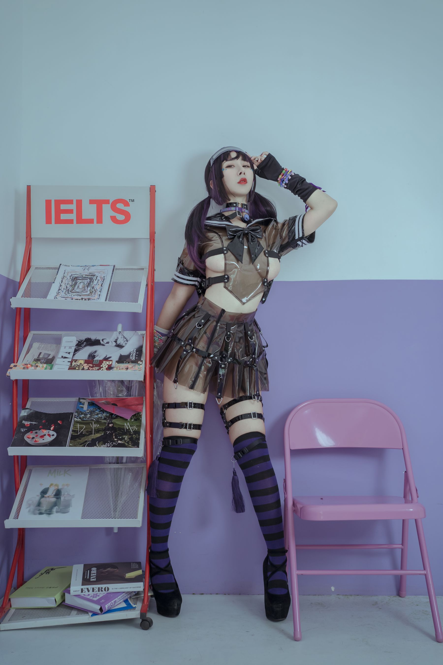 [福利COS] 云溪溪 - 幻想学院
