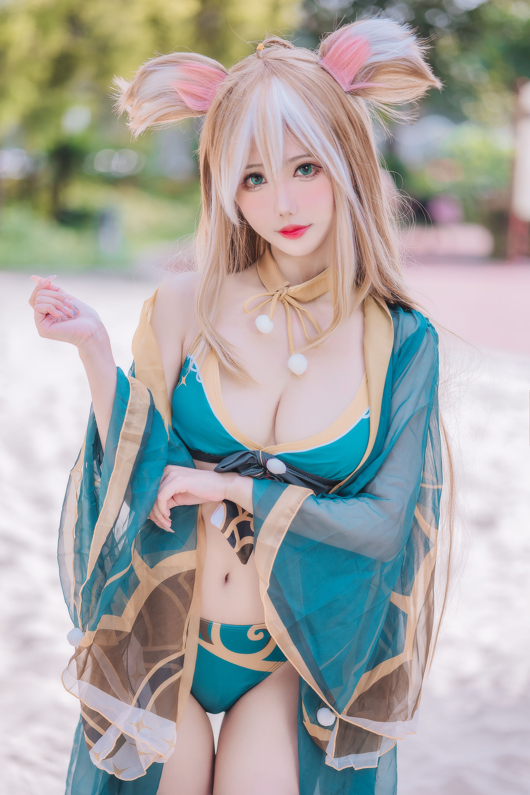 [福利COS] 仙女月 - 泽月希娜小姐泳装