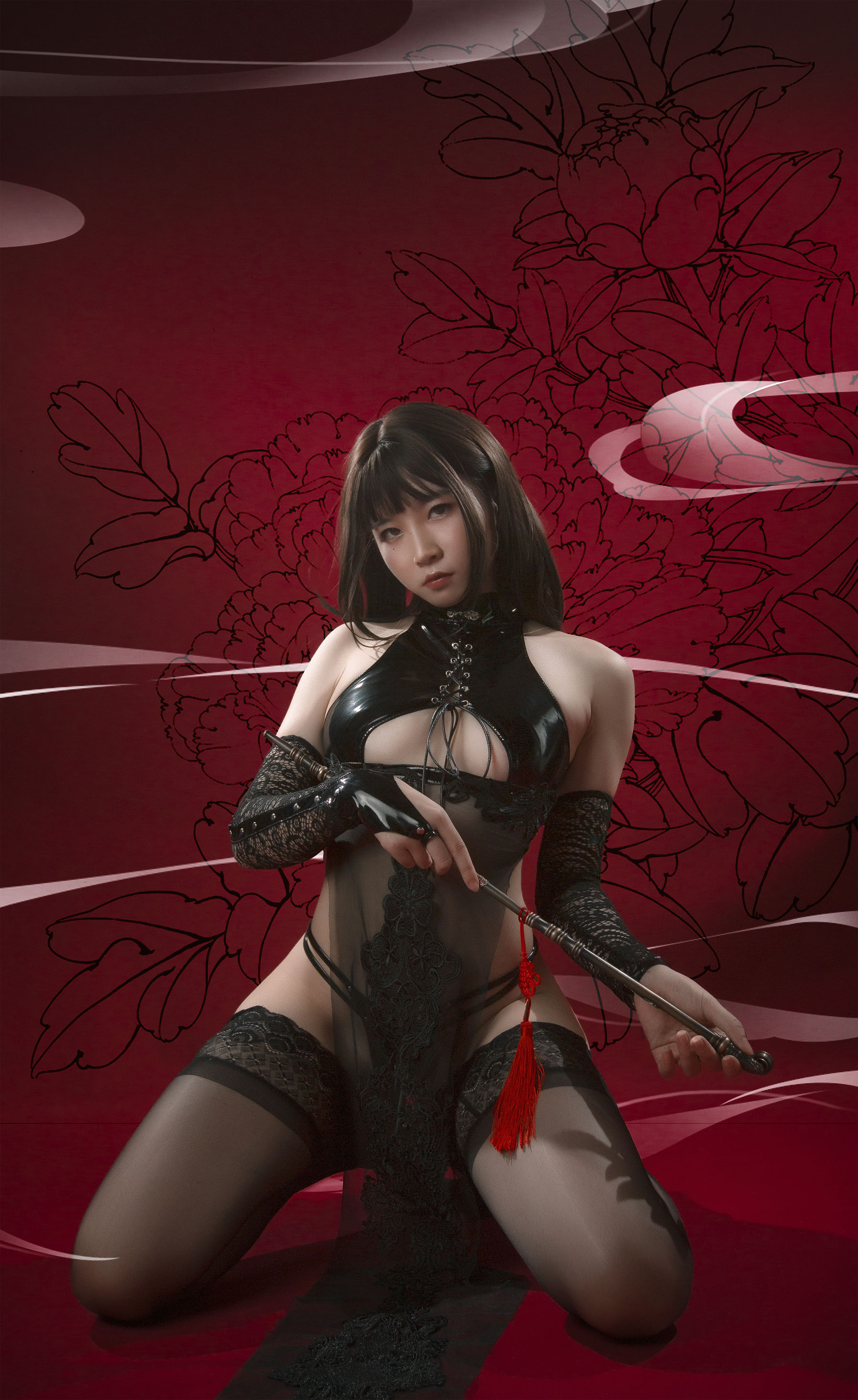 [福利COS] 动漫博主uki雨季 - 靡烟旗袍
