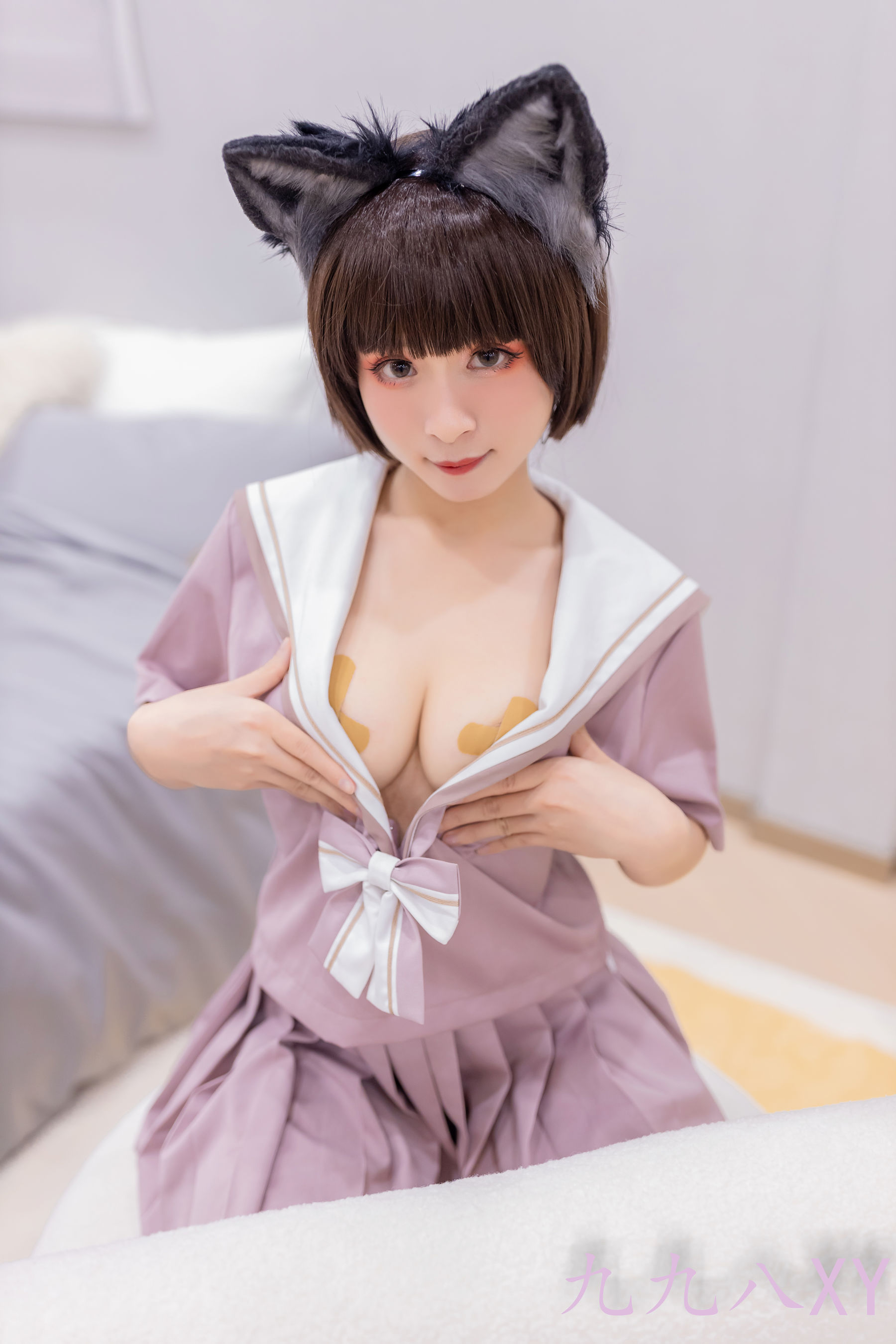[福利COS] 动漫博主九九八XY - 大灰狼