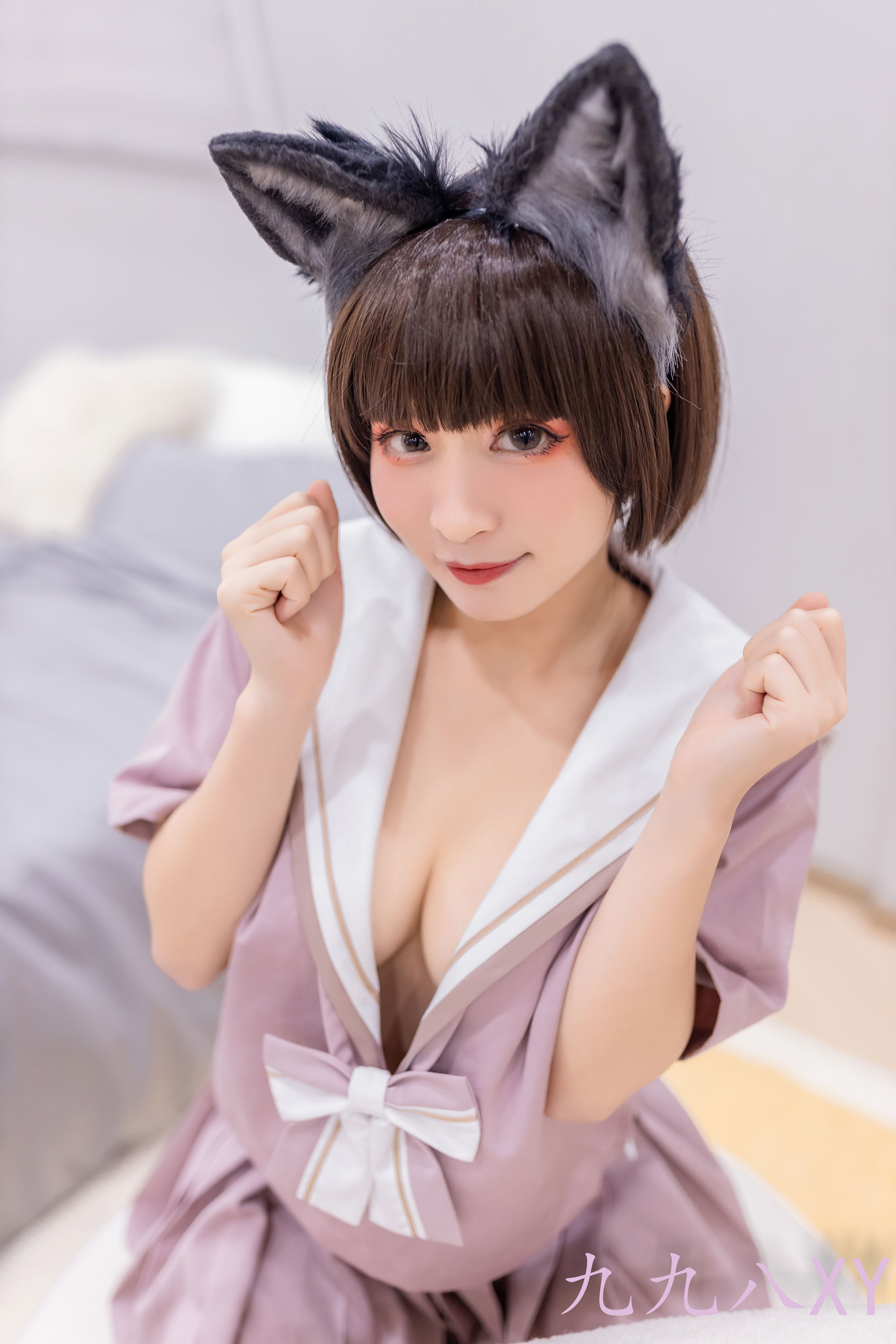 [福利COS] 动漫博主九九八XY - 大灰狼
