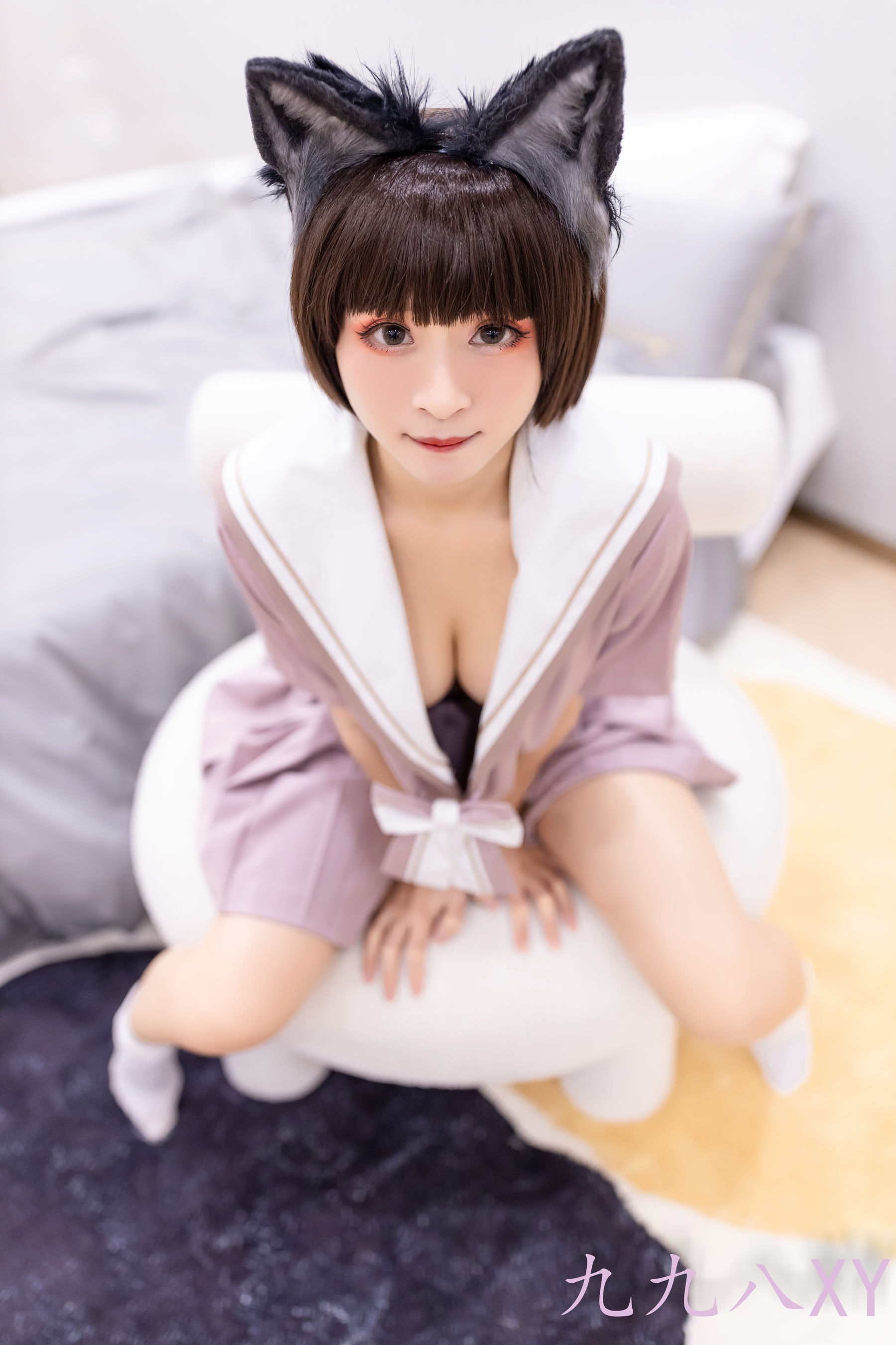 [福利COS] 动漫博主九九八XY - 大灰狼