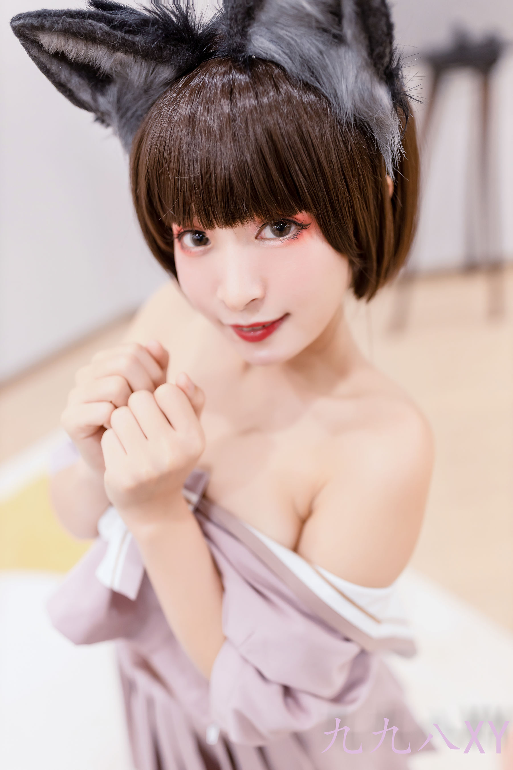 [福利COS] 动漫博主九九八XY - 大灰狼