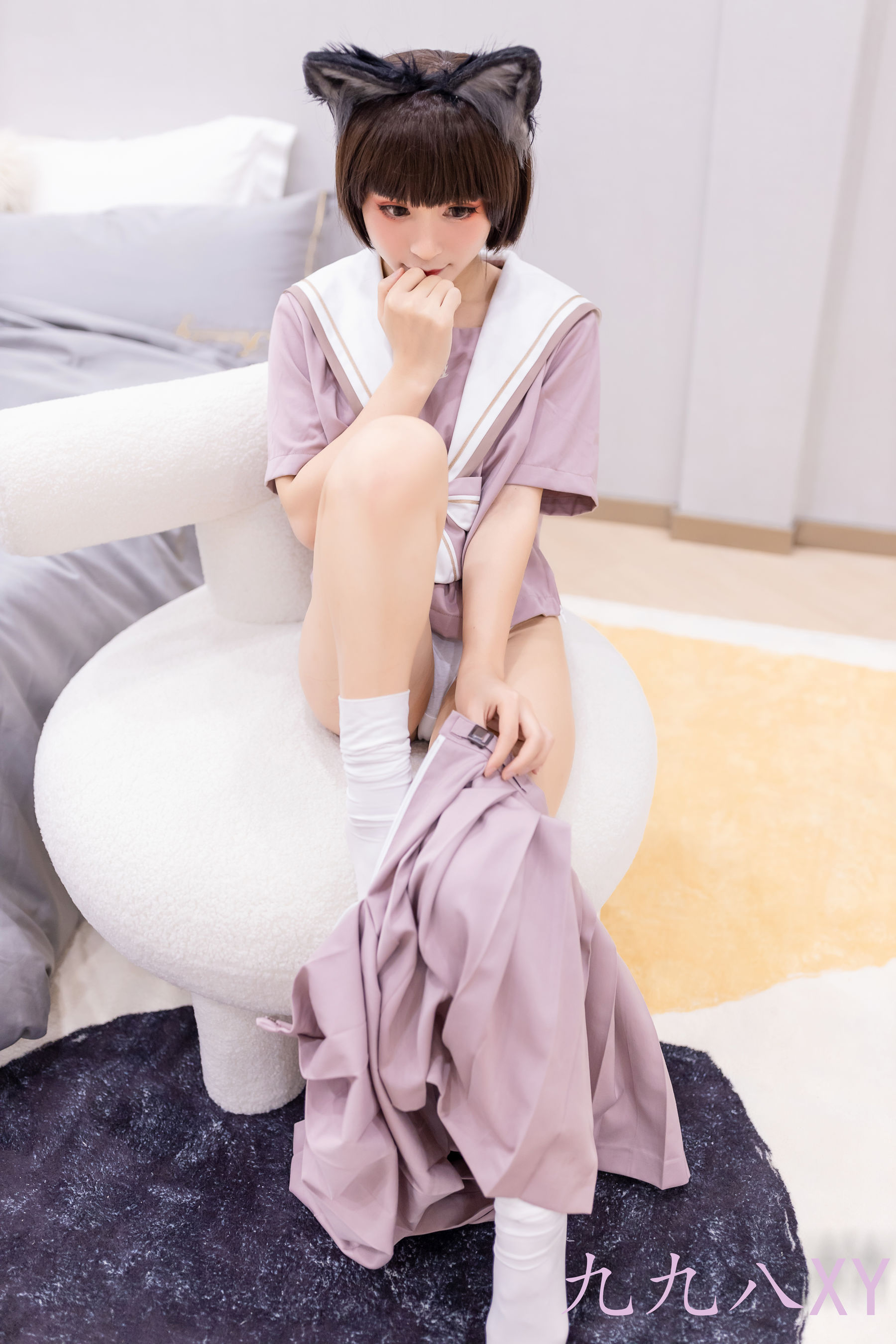 [福利COS] 动漫博主九九八XY - 大灰狼