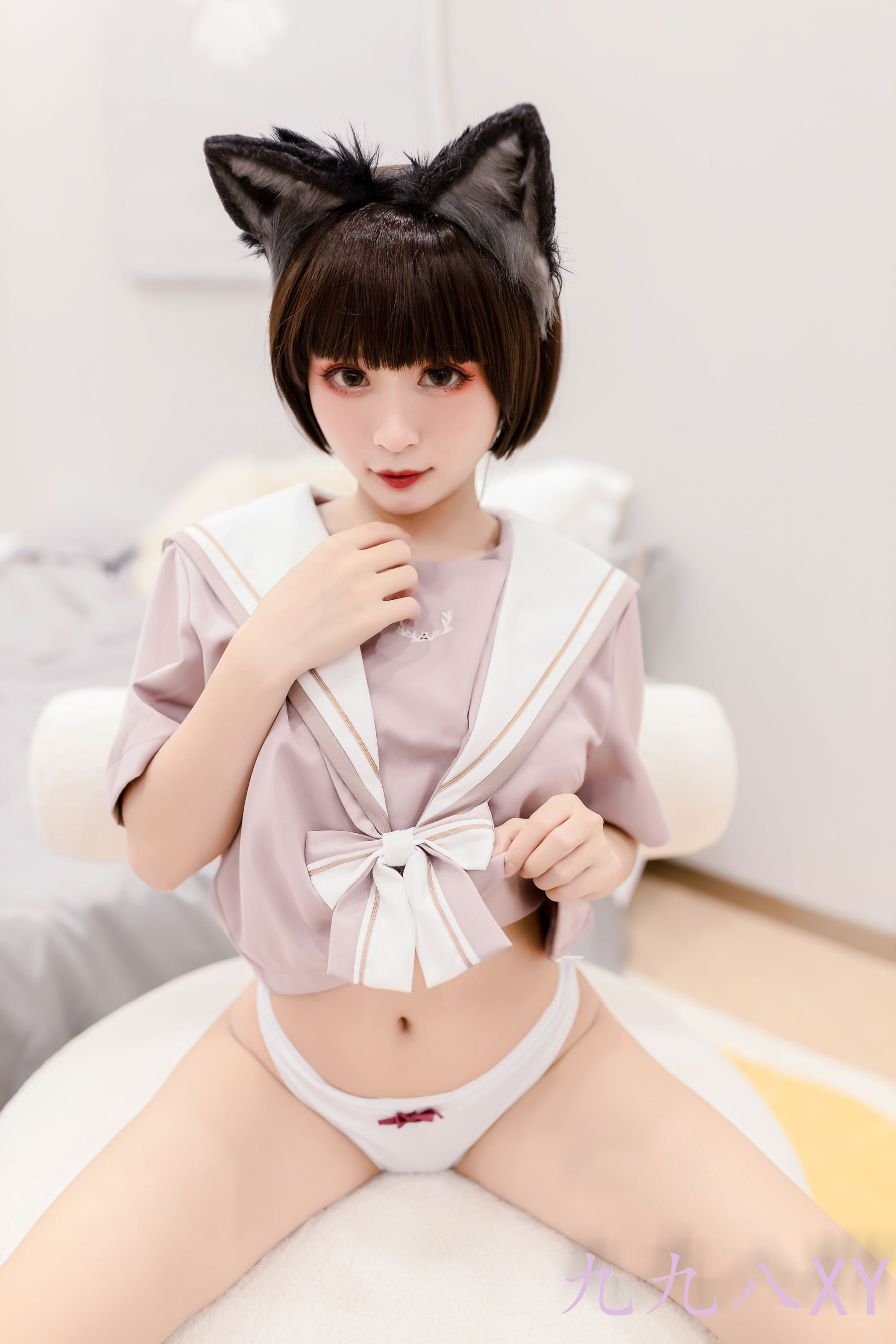 [福利COS] 动漫博主九九八XY - 大灰狼