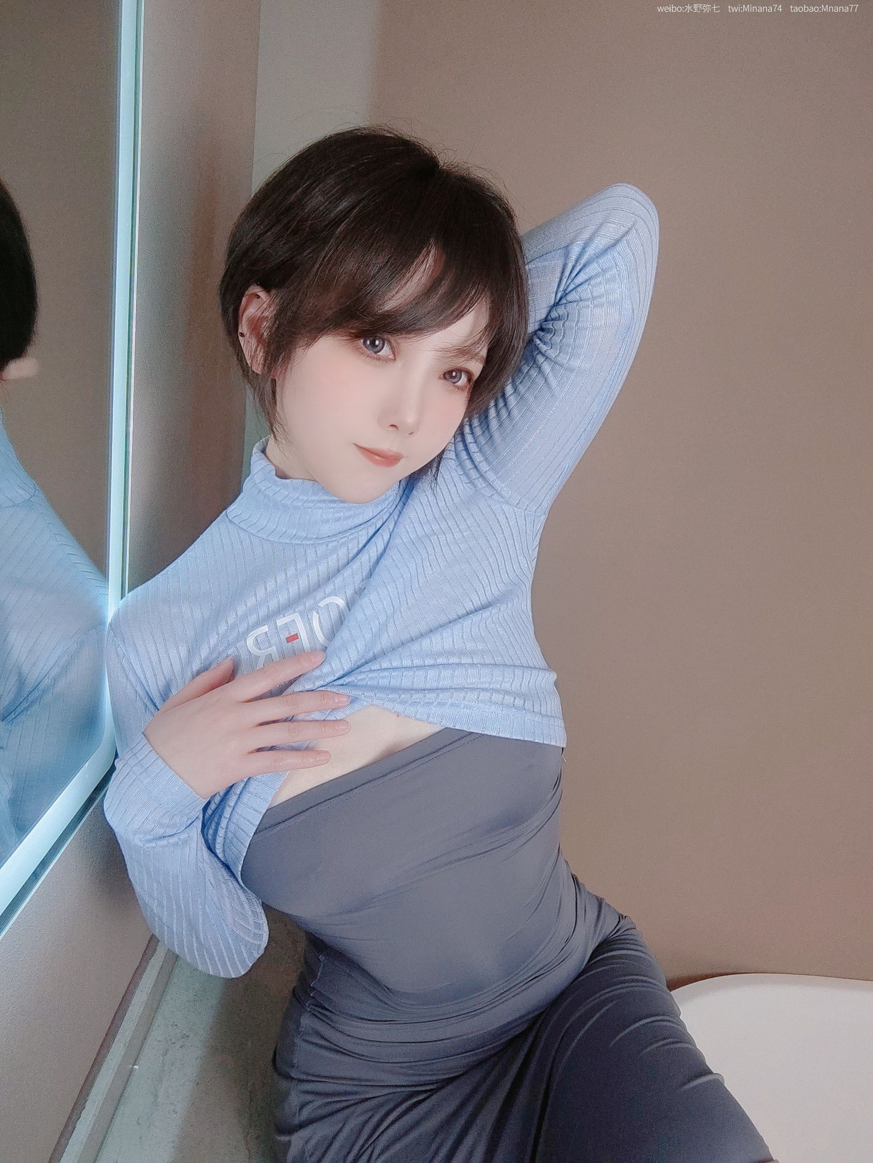 [福利COS] 动漫博主名濑弥七 - 没有吉他的吉他妹妹