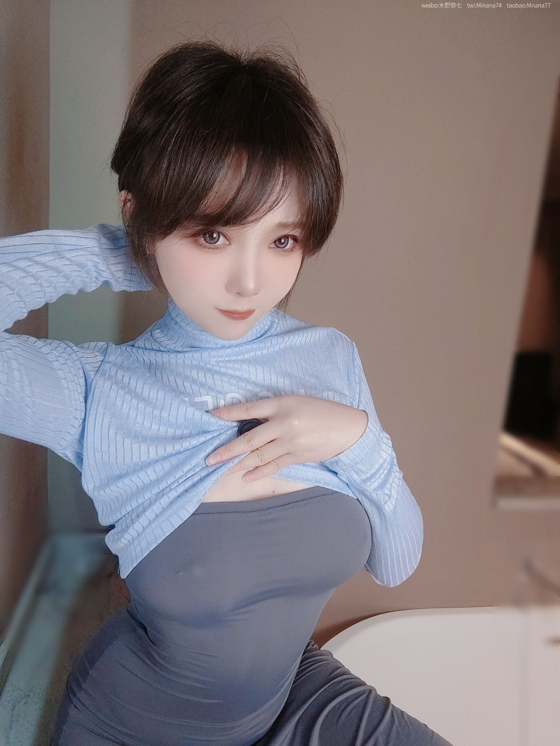 [福利COS] 动漫博主名濑弥七 - 没有吉他的吉他妹妹