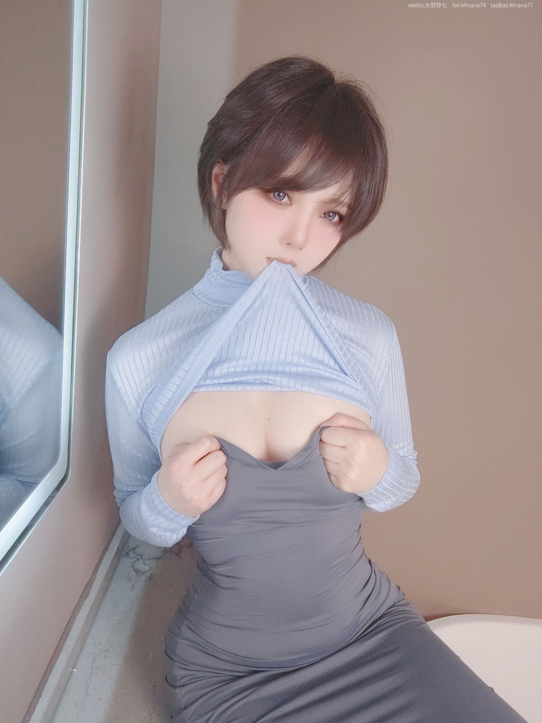 [福利COS] 动漫博主名濑弥七 - 没有吉他的吉他妹妹