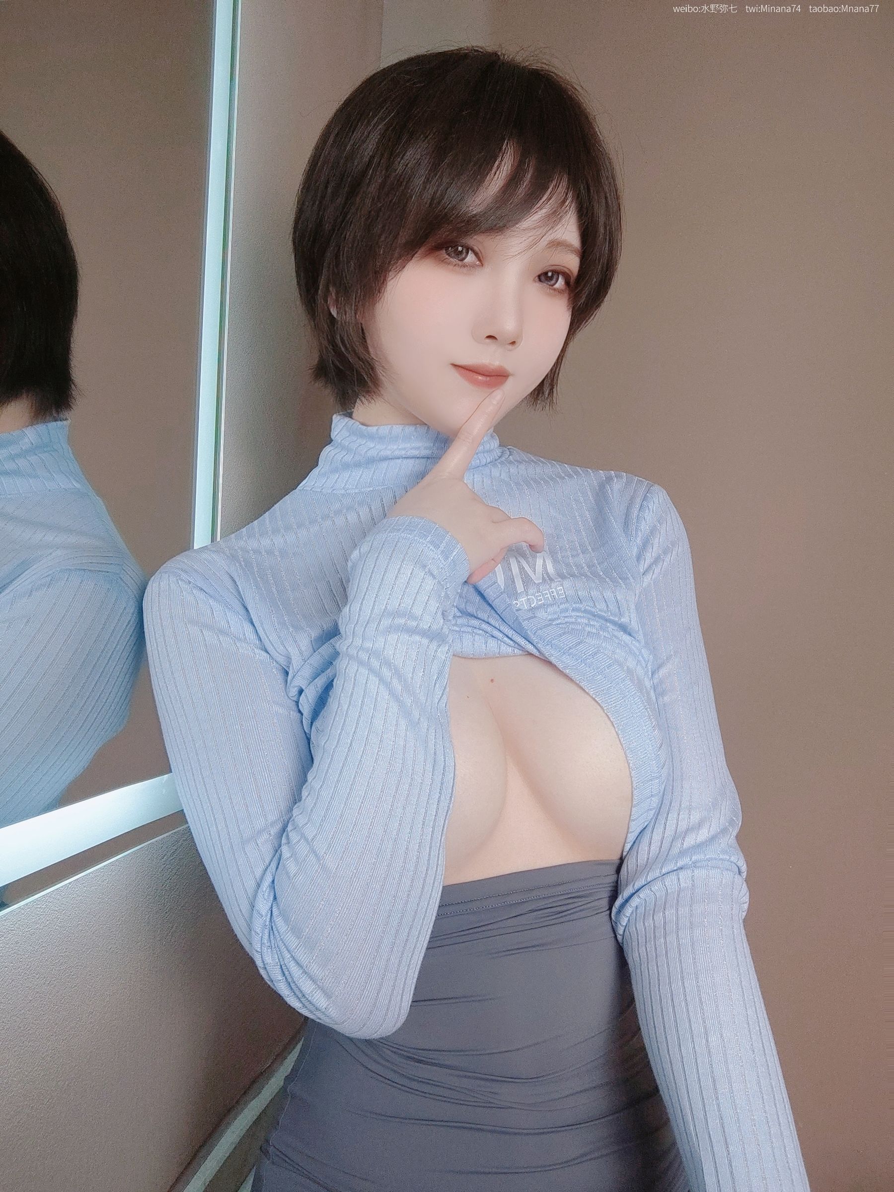 [福利COS] 动漫博主名濑弥七 - 没有吉他的吉他妹妹
