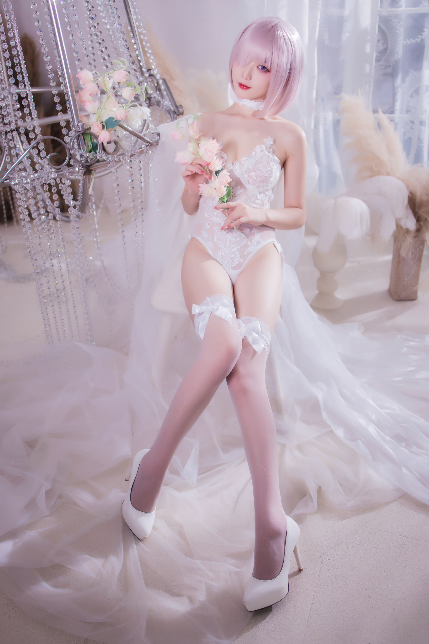 [福利COS] 动漫博主封疆疆v - 婚纱玛修