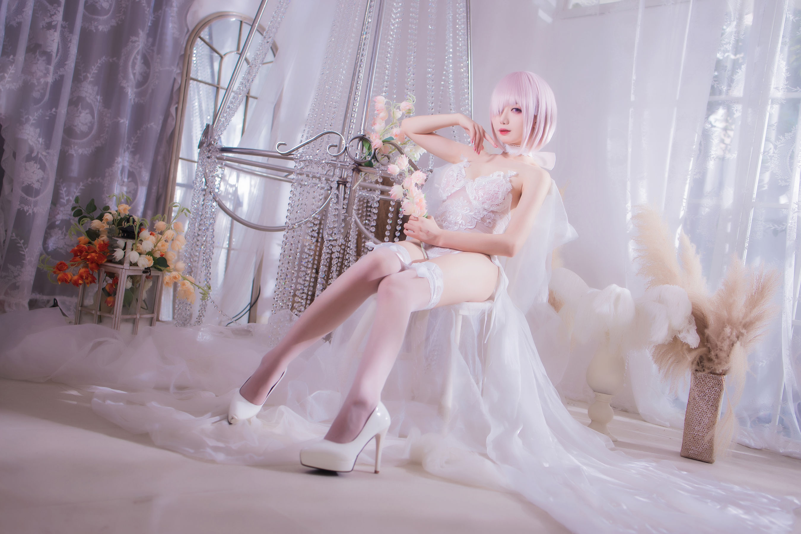 [福利COS] 动漫博主封疆疆v - 婚纱玛修