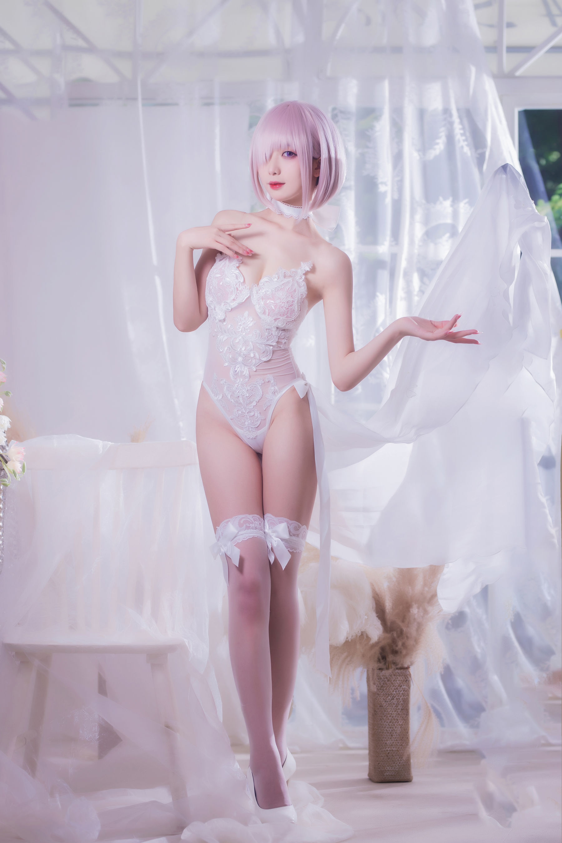 [福利COS] 动漫博主封疆疆v - 婚纱玛修