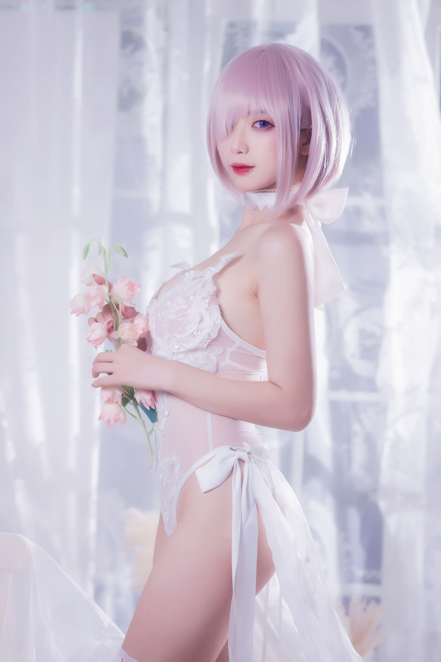 [福利COS] 动漫博主封疆疆v - 婚纱玛修