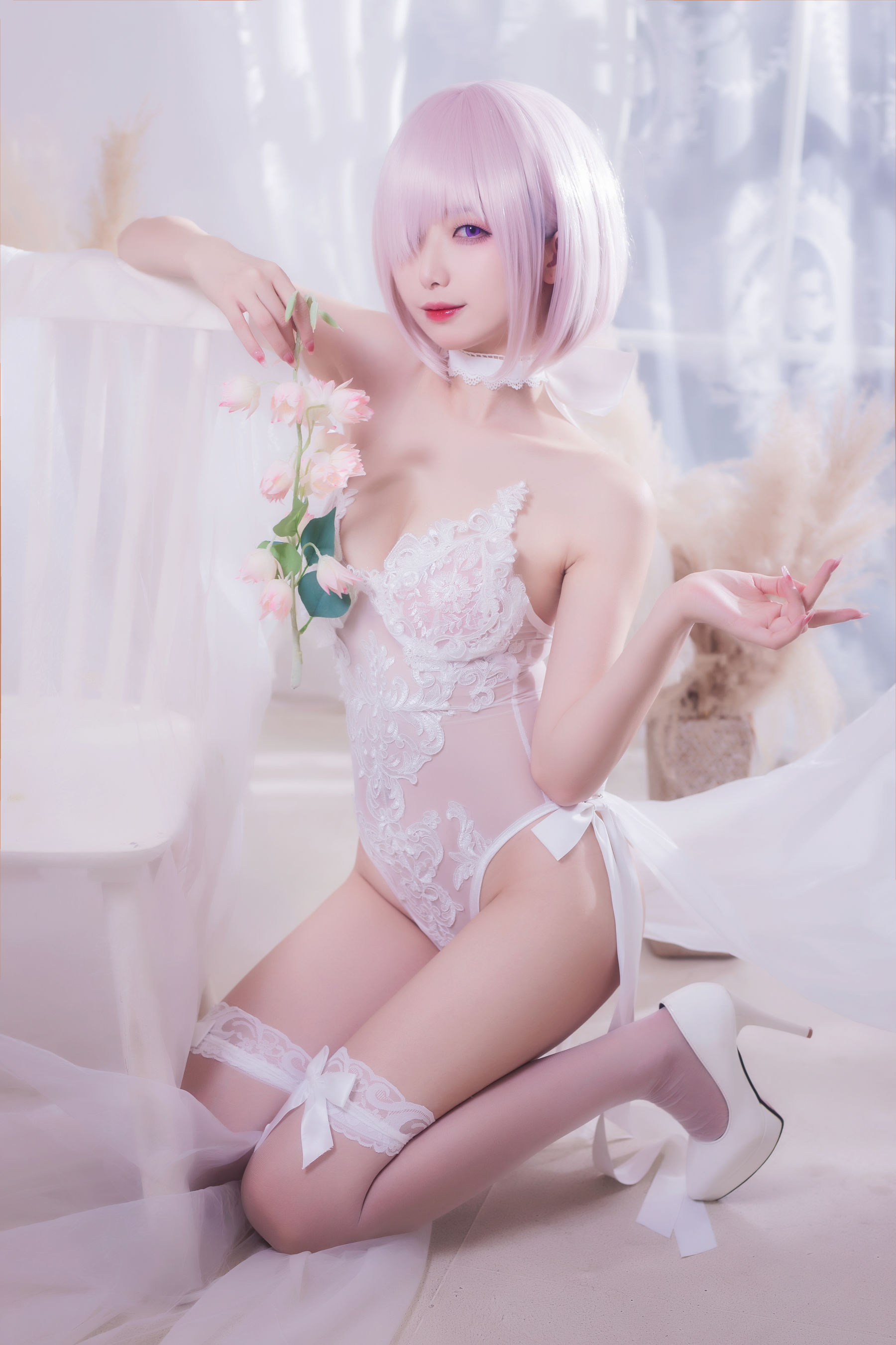 [福利COS] 动漫博主封疆疆v - 婚纱玛修