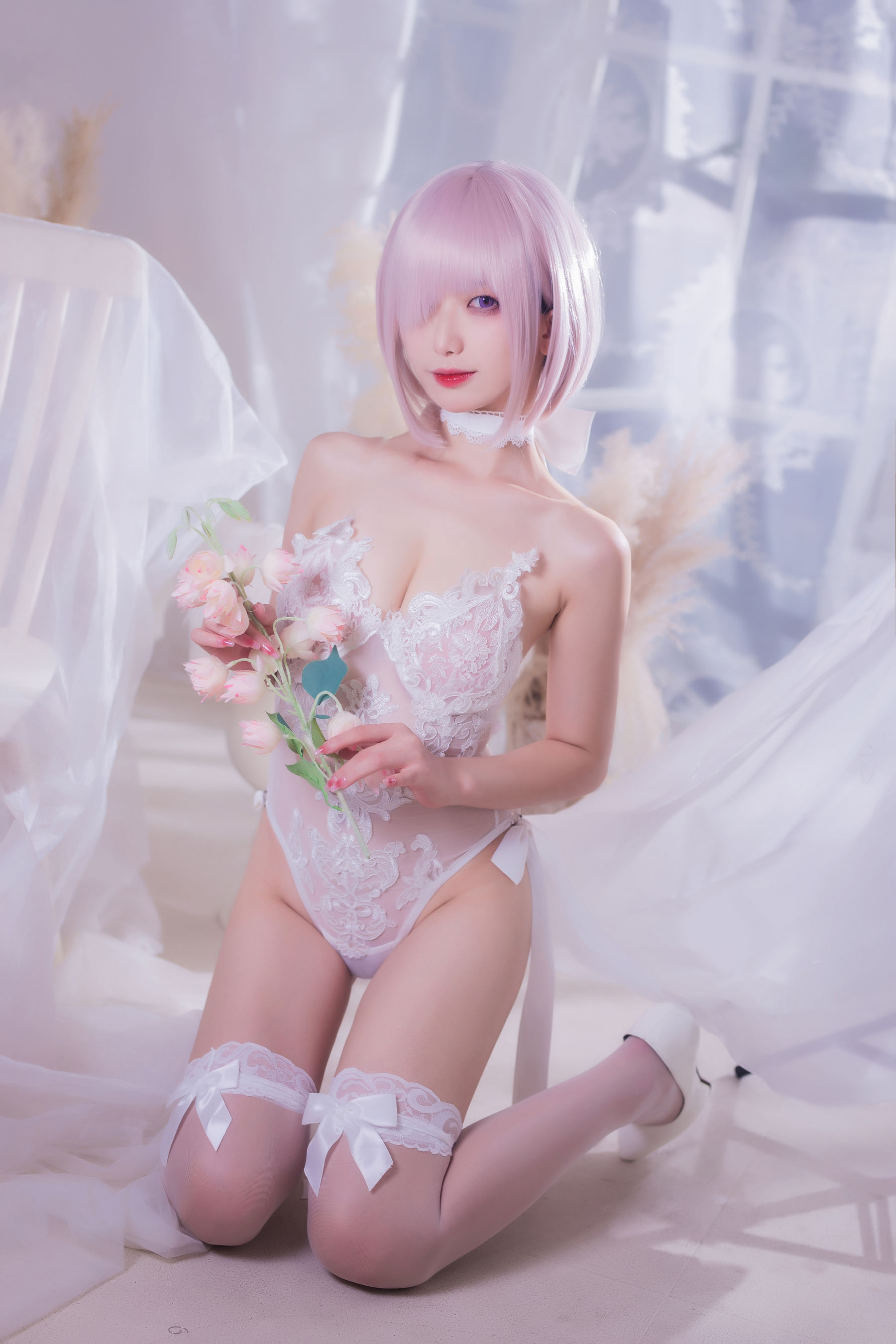 [福利COS] 动漫博主封疆疆v - 婚纱玛修