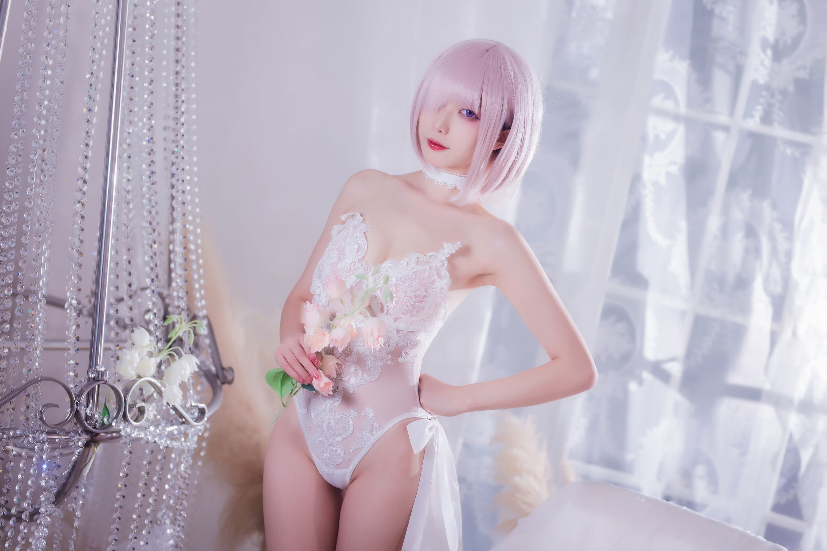 [福利COS] 动漫博主封疆疆v - 婚纱玛修