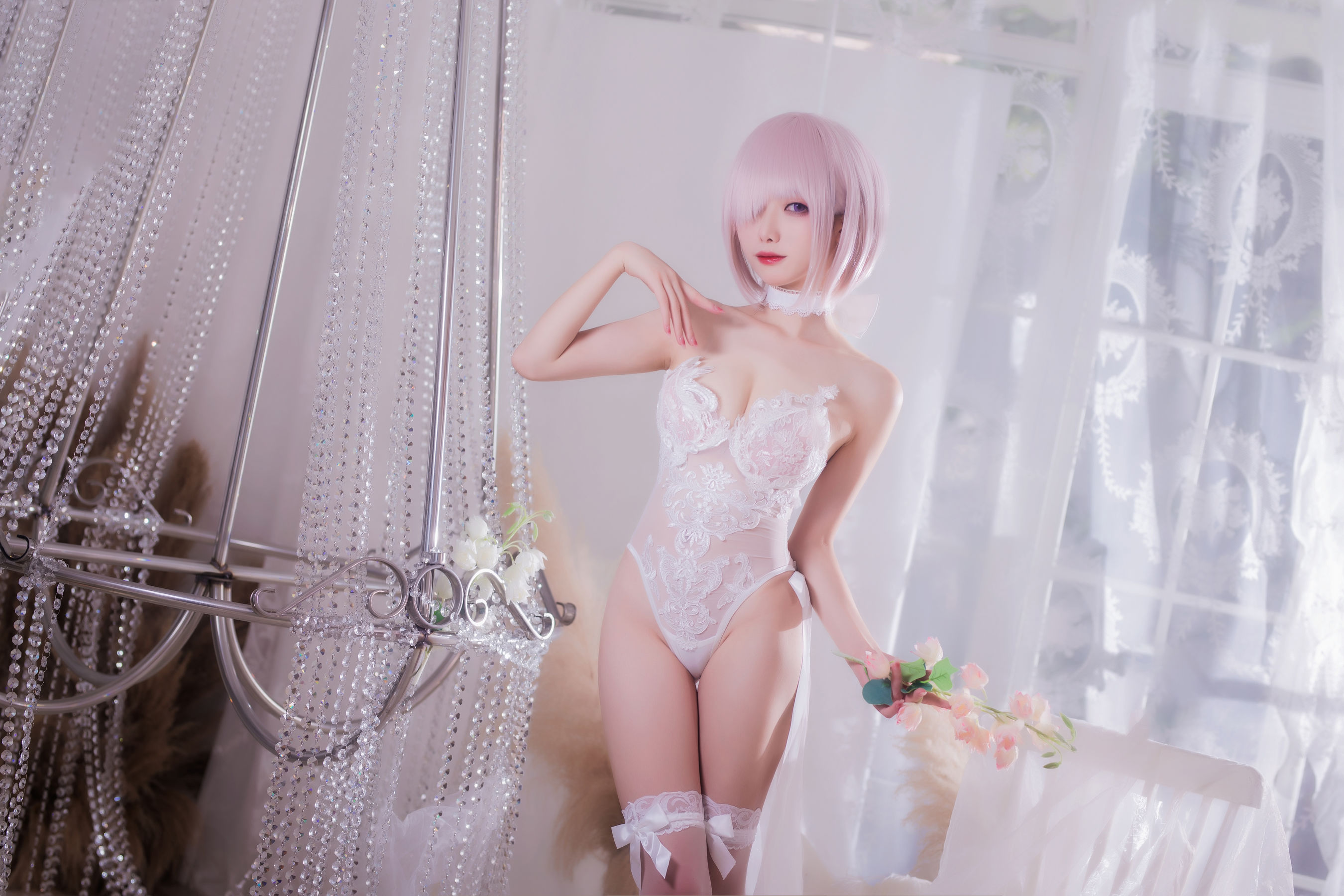 [福利COS] 动漫博主封疆疆v - 婚纱玛修