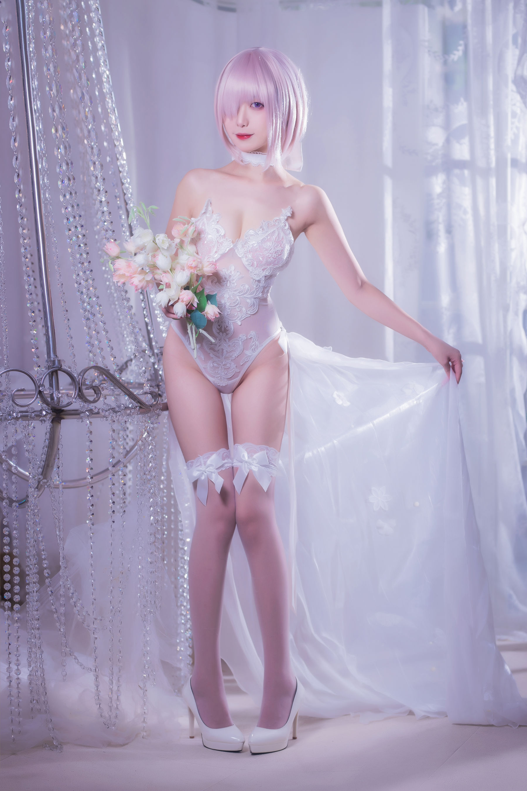 [福利COS] 动漫博主封疆疆v - 婚纱玛修