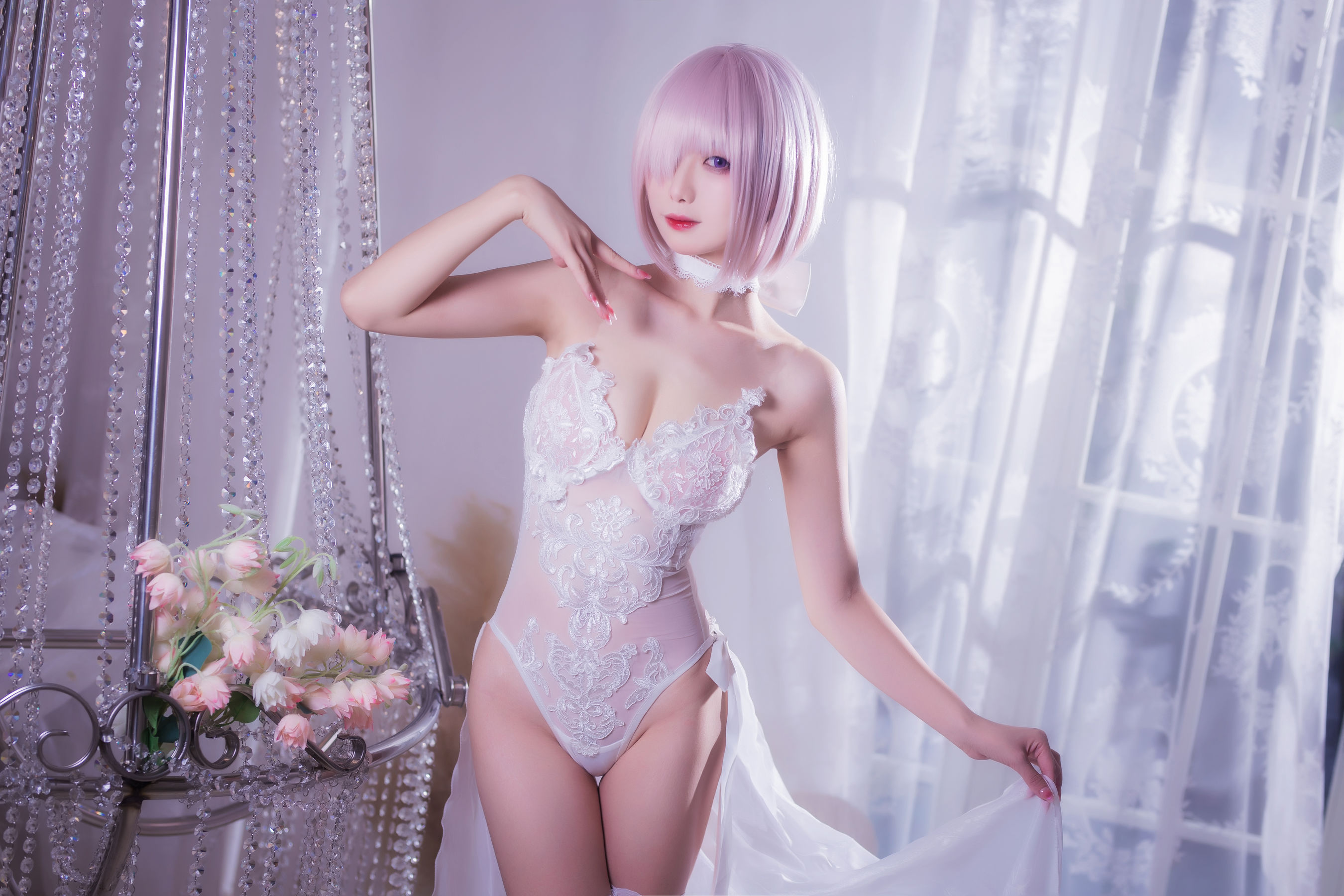 [福利COS] 动漫博主封疆疆v - 婚纱玛修