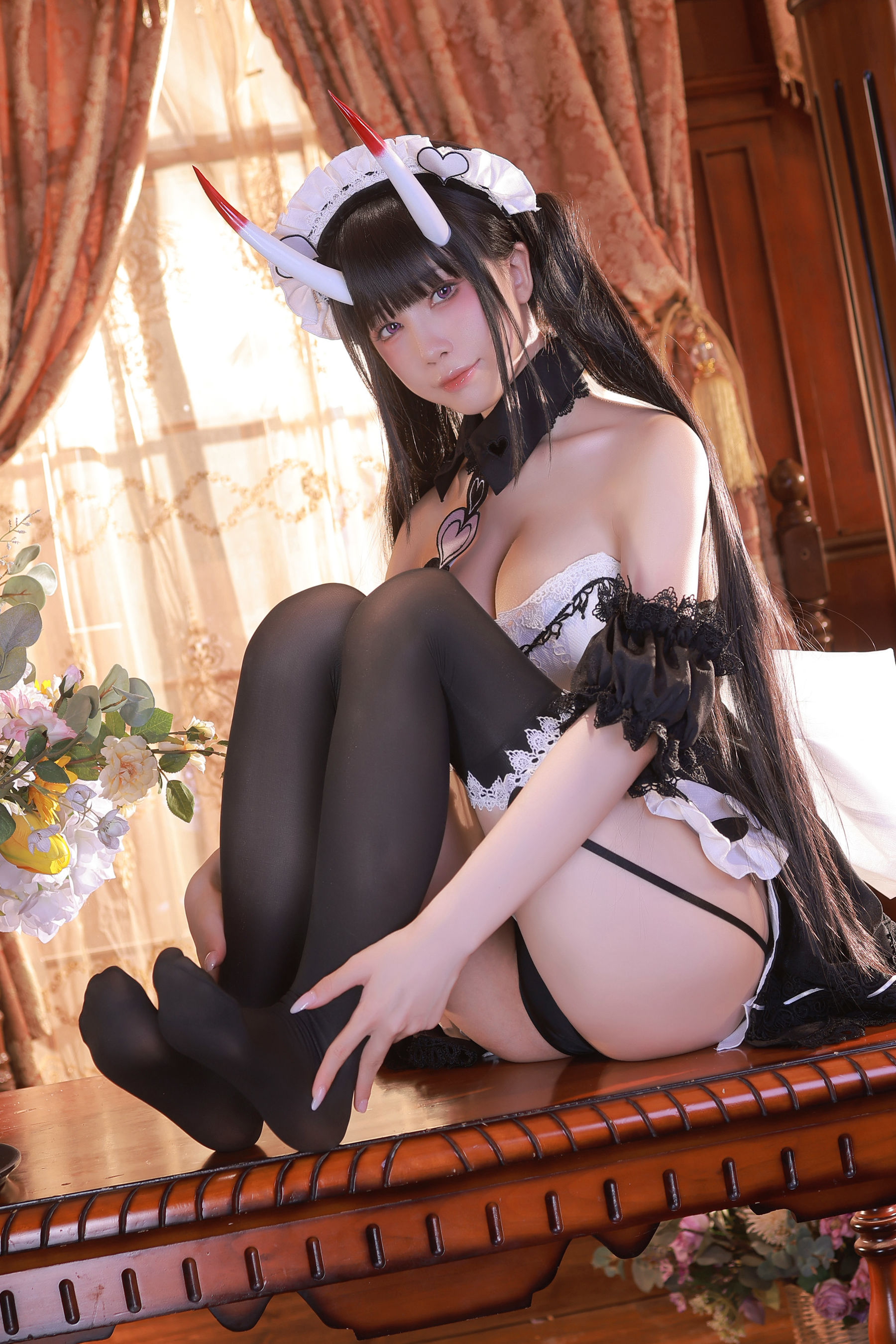 [福利COS] 动漫博主水淼aqua - Noshiro maid
