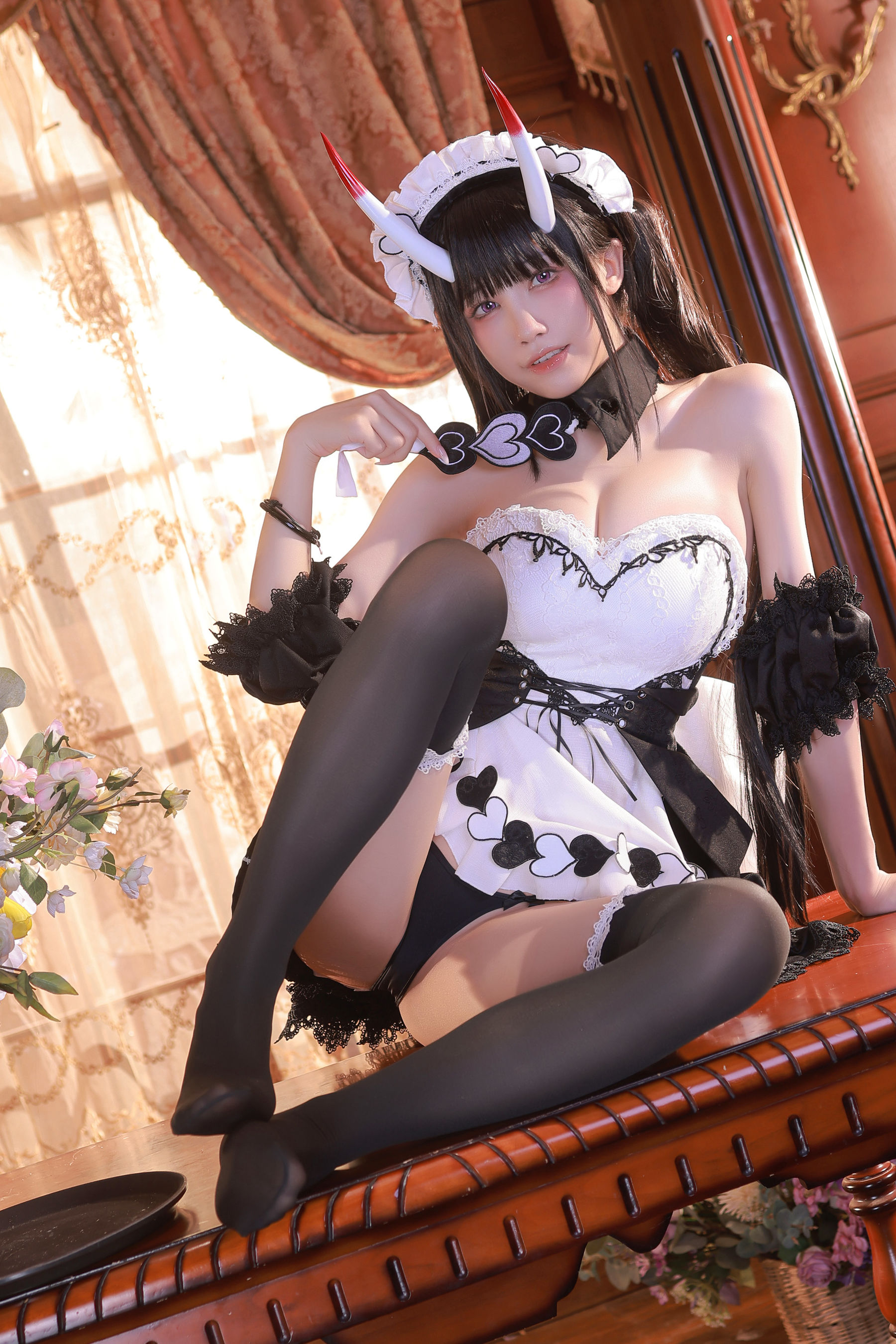 [福利COS] 动漫博主水淼aqua - Noshiro maid