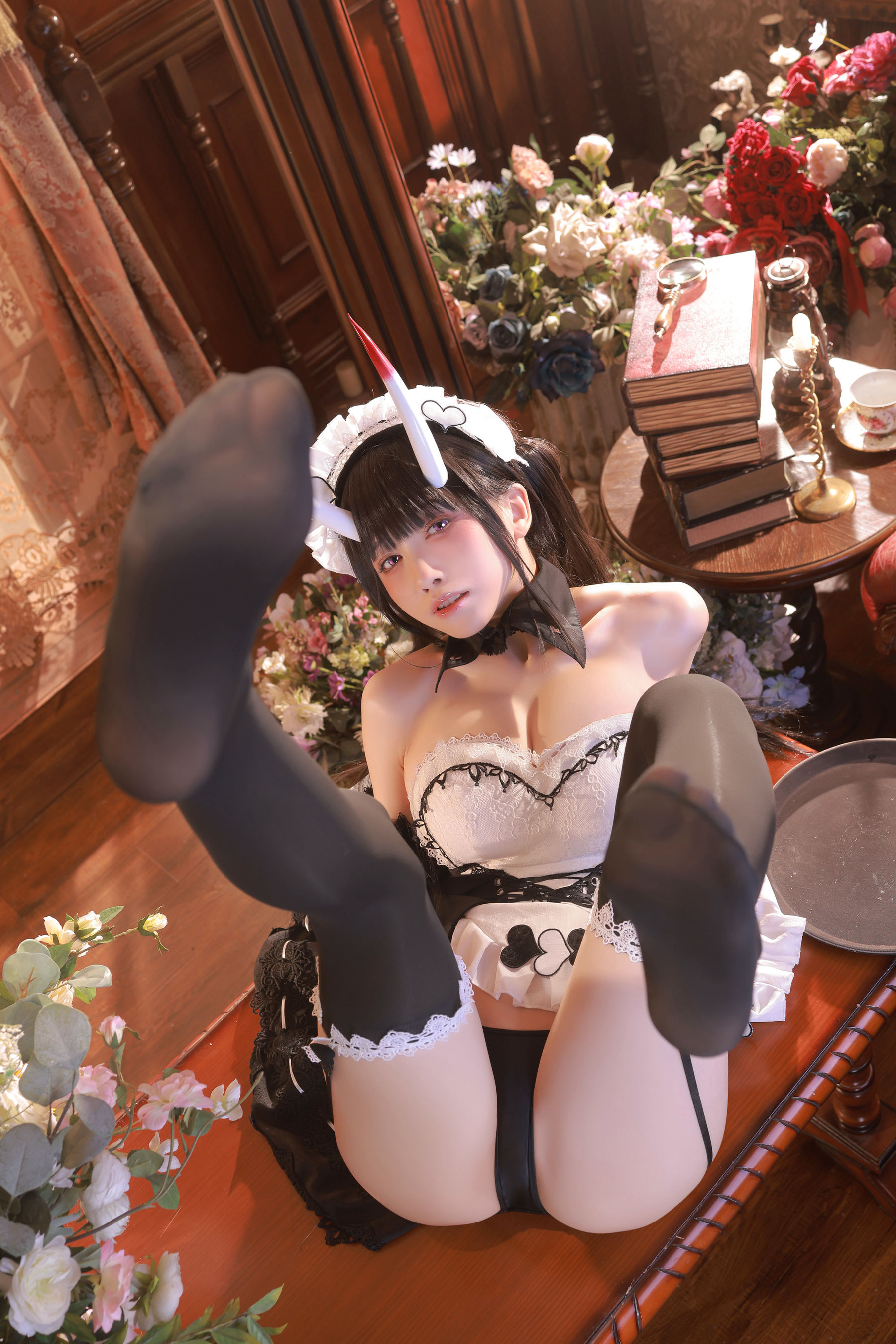 [福利COS] 动漫博主水淼aqua - Noshiro maid