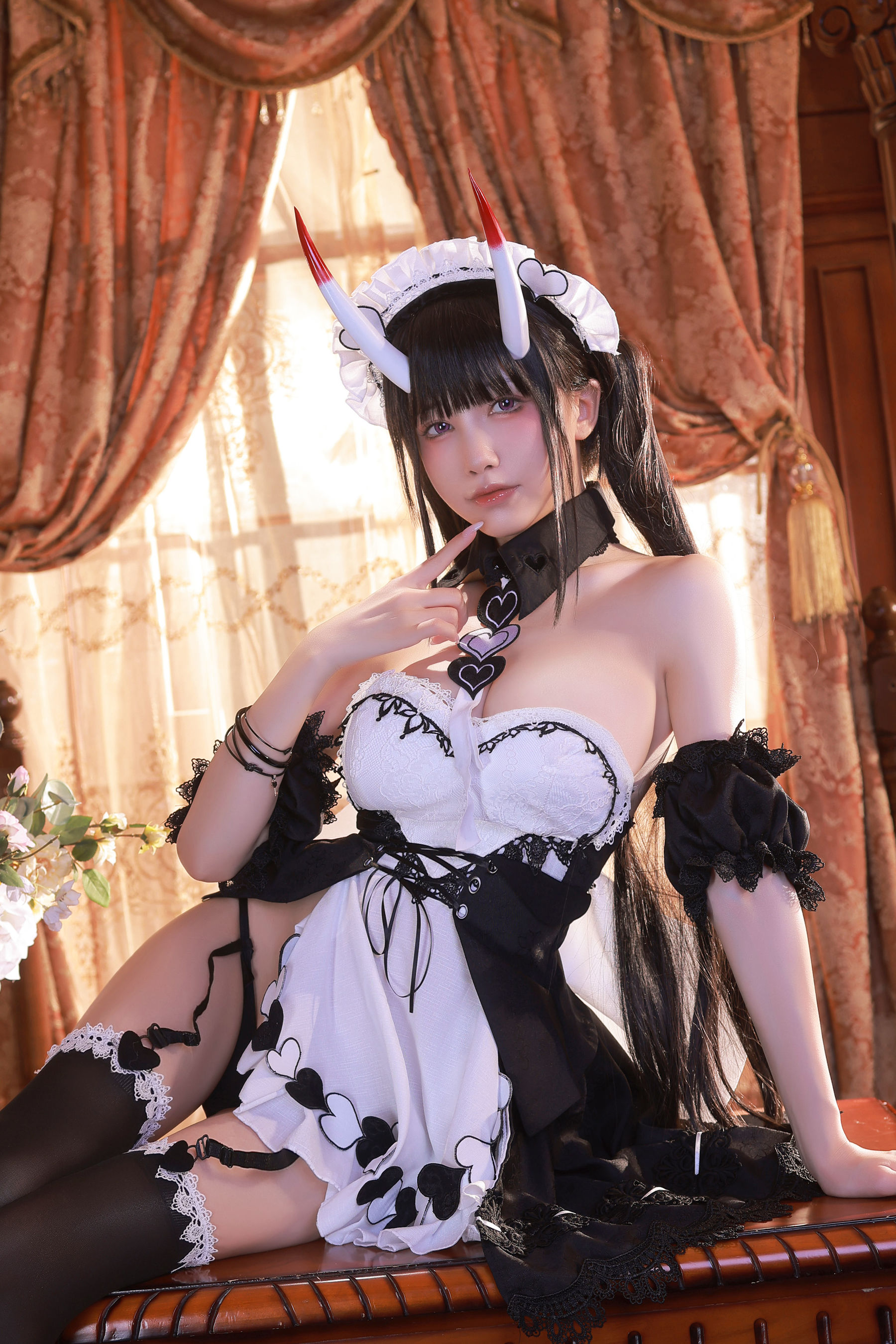 [福利COS] 动漫博主水淼aqua - Noshiro maid