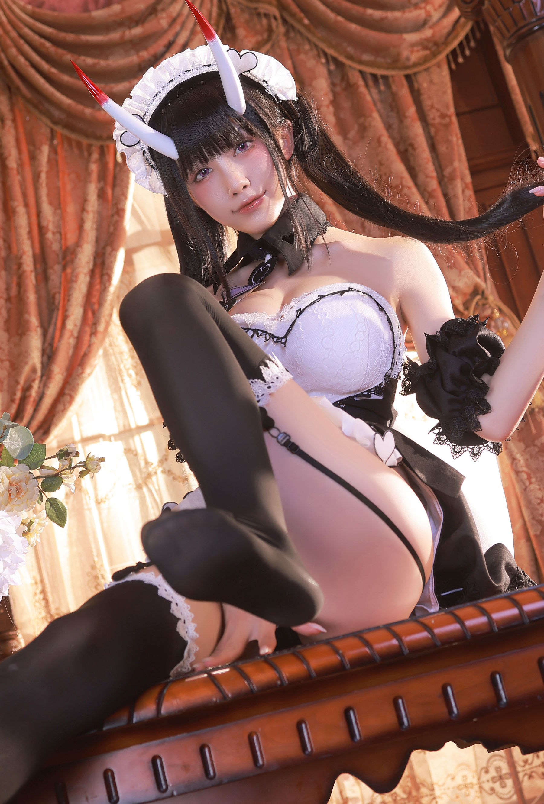 [福利COS] 动漫博主水淼aqua - Noshiro maid