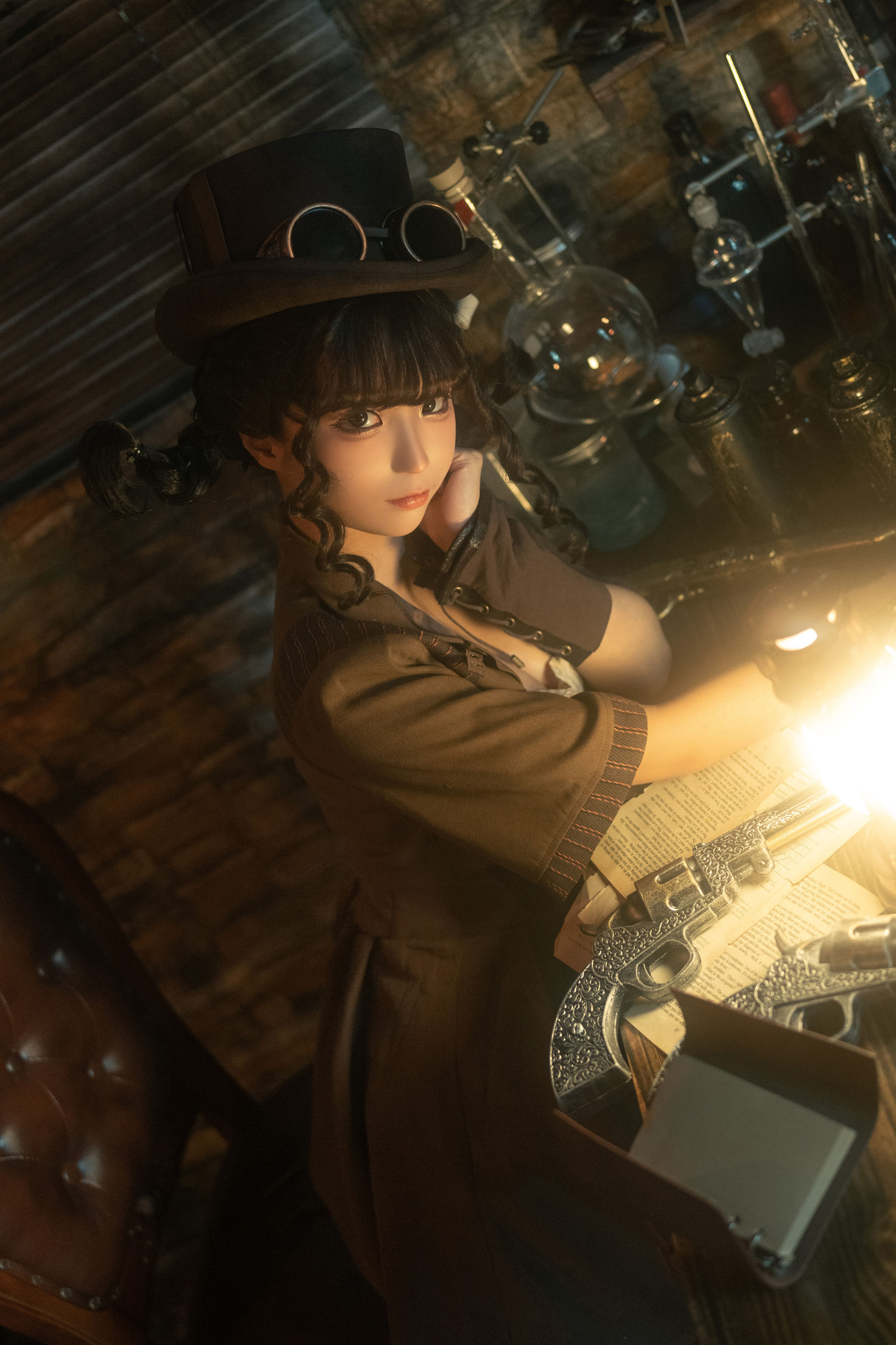 [福利COS] 动漫博主蠢沫沫 - 蒸汽少女