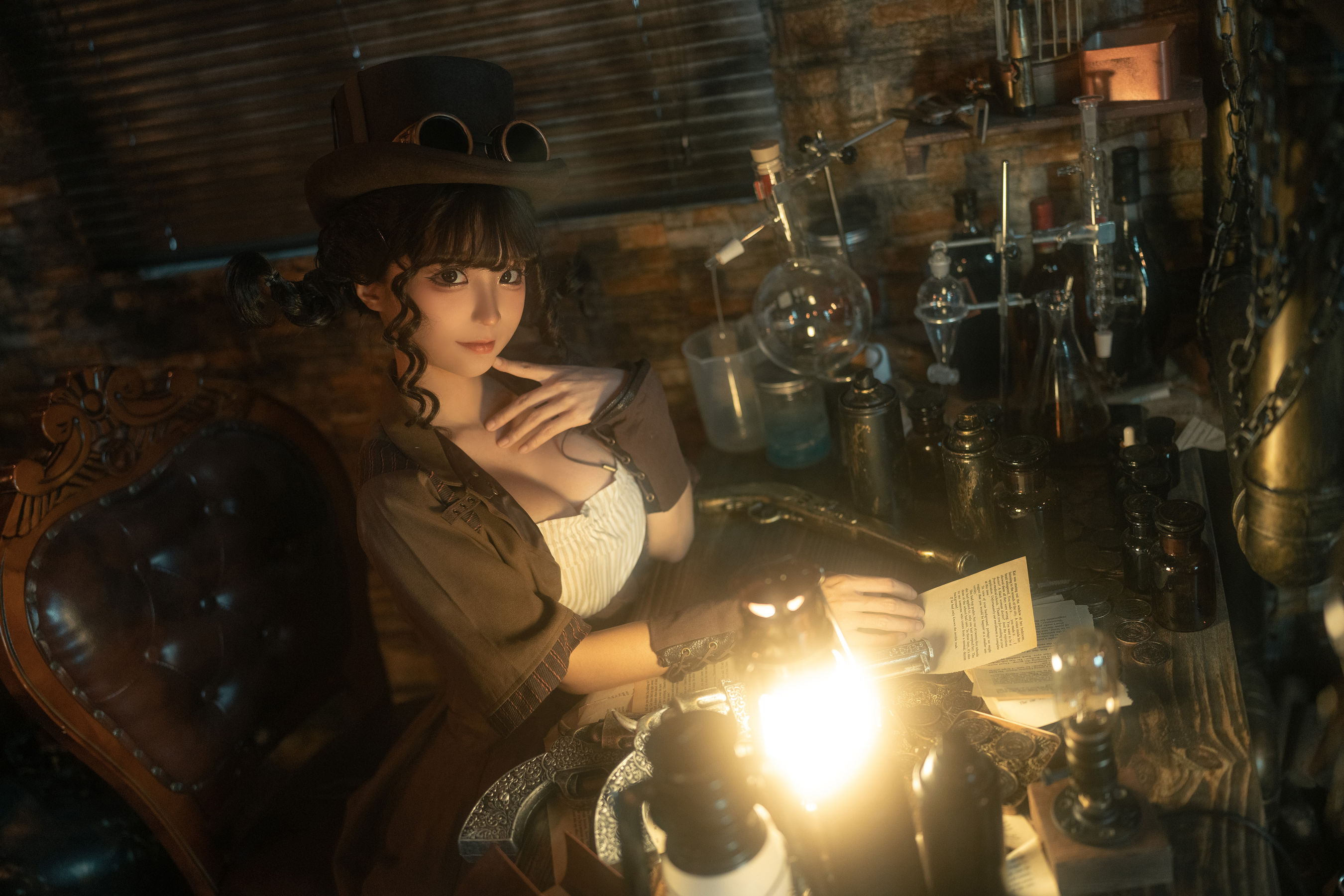 [福利COS] 动漫博主蠢沫沫 - 蒸汽少女