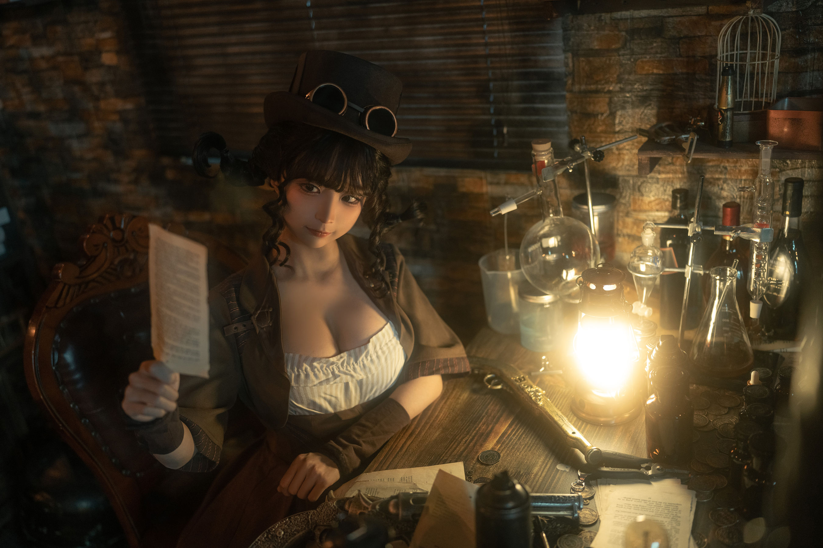 [福利COS] 动漫博主蠢沫沫 - 蒸汽少女