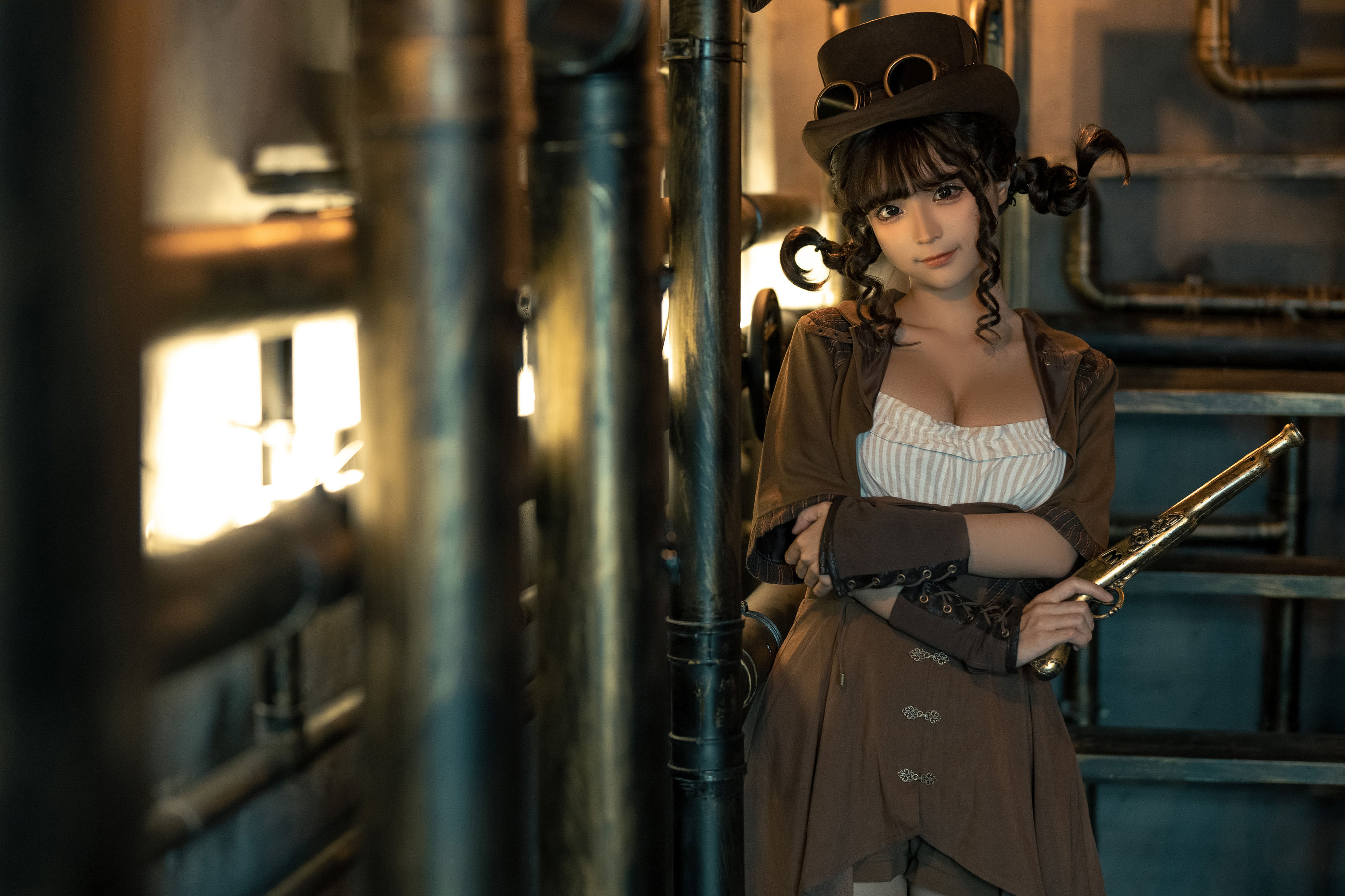 [福利COS] 动漫博主蠢沫沫 - 蒸汽少女