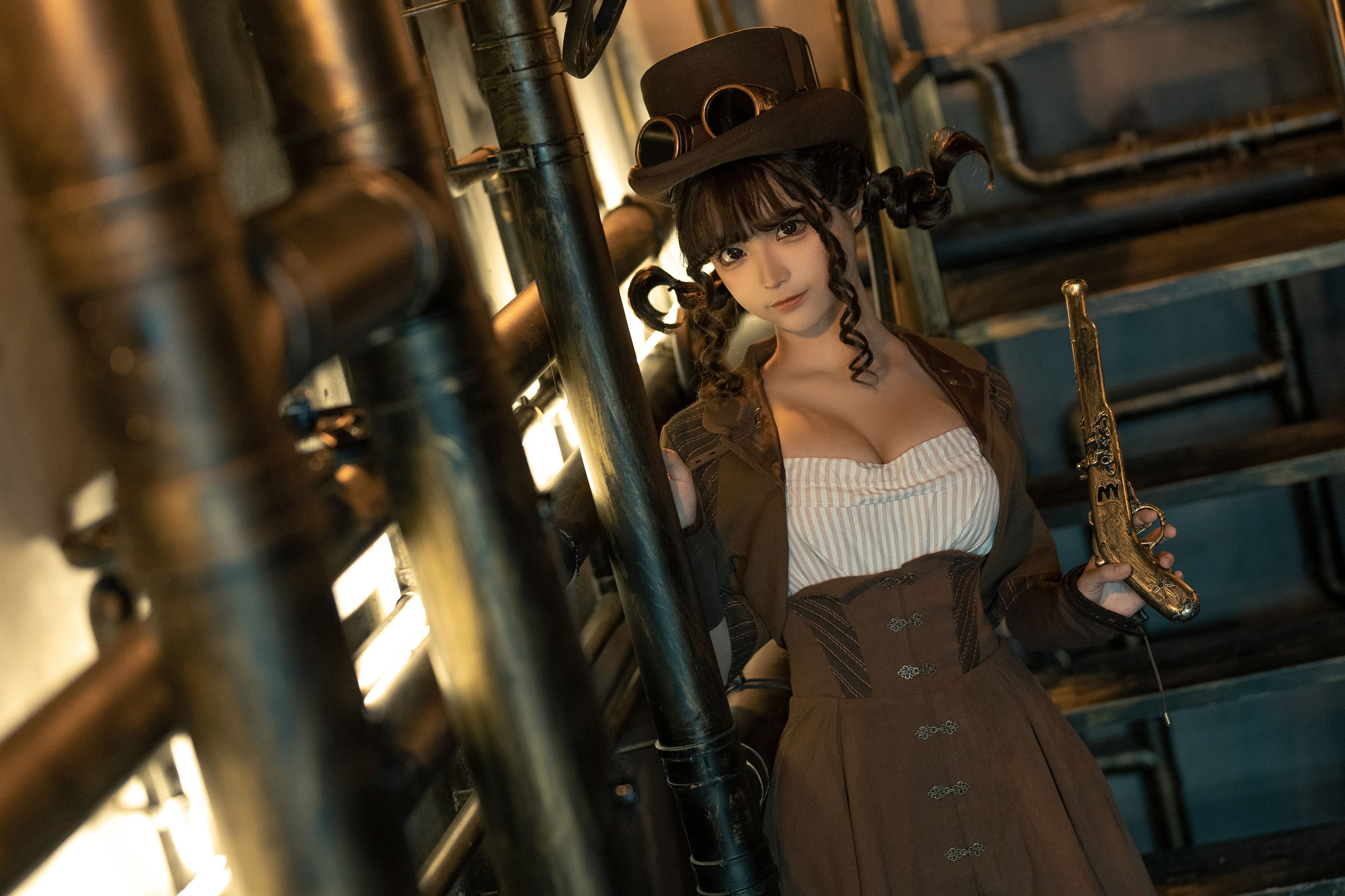 [福利COS] 动漫博主蠢沫沫 - 蒸汽少女