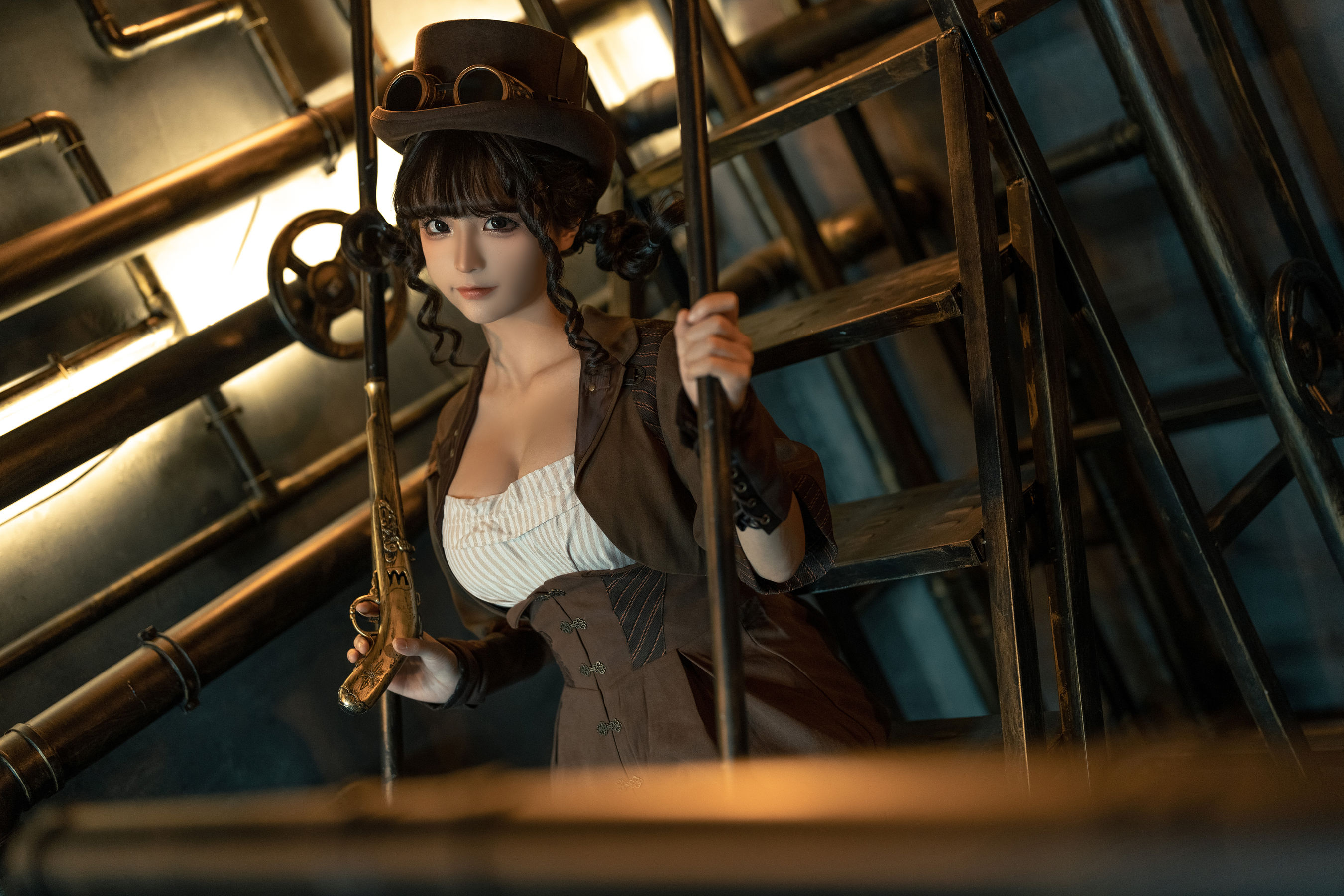 [福利COS] 动漫博主蠢沫沫 - 蒸汽少女