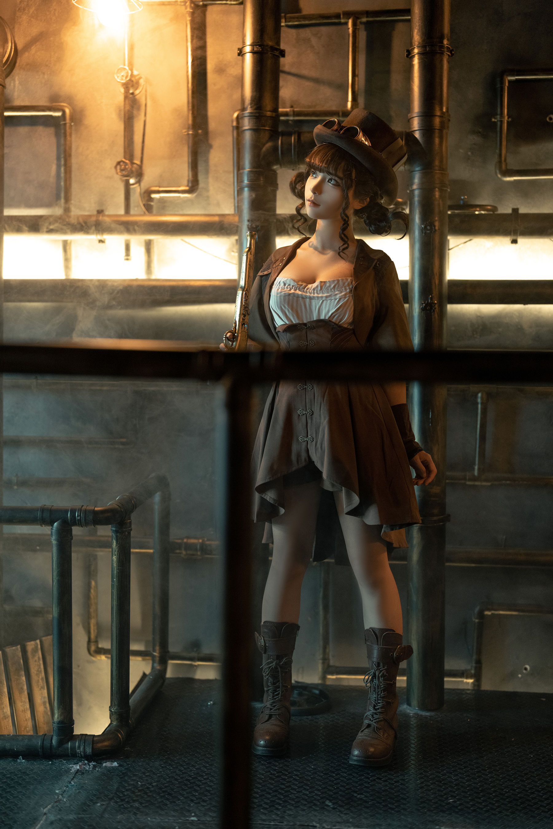 [福利COS] 动漫博主蠢沫沫 - 蒸汽少女