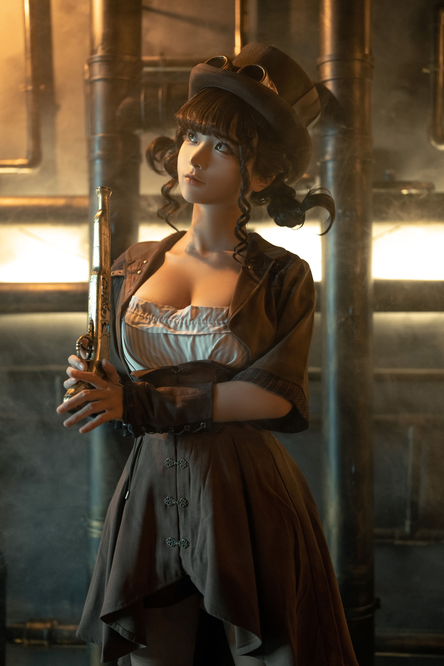 [福利COS] 动漫博主蠢沫沫 - 蒸汽少女