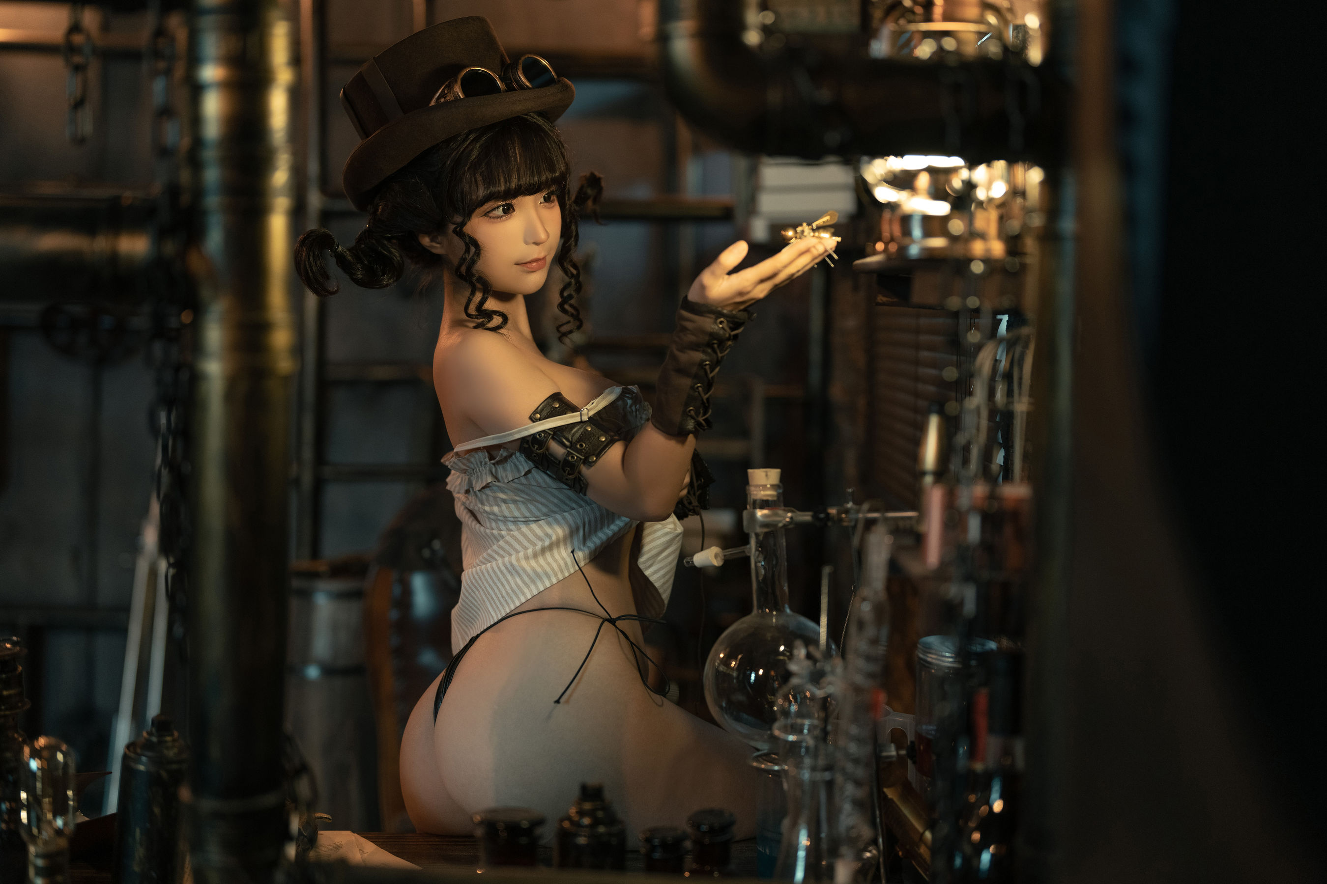 [福利COS] 动漫博主蠢沫沫 - 蒸汽少女