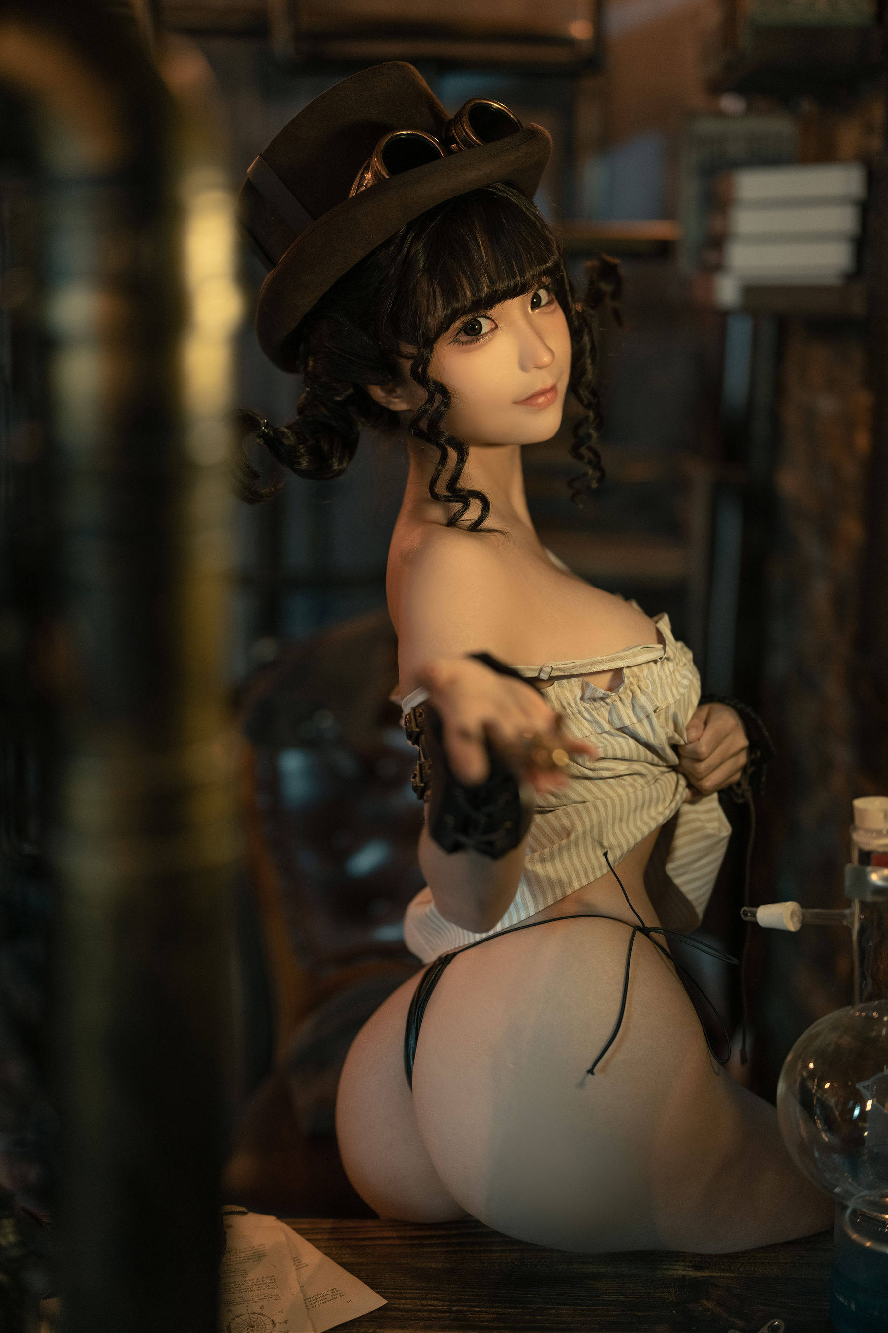 [福利COS] 动漫博主蠢沫沫 - 蒸汽少女