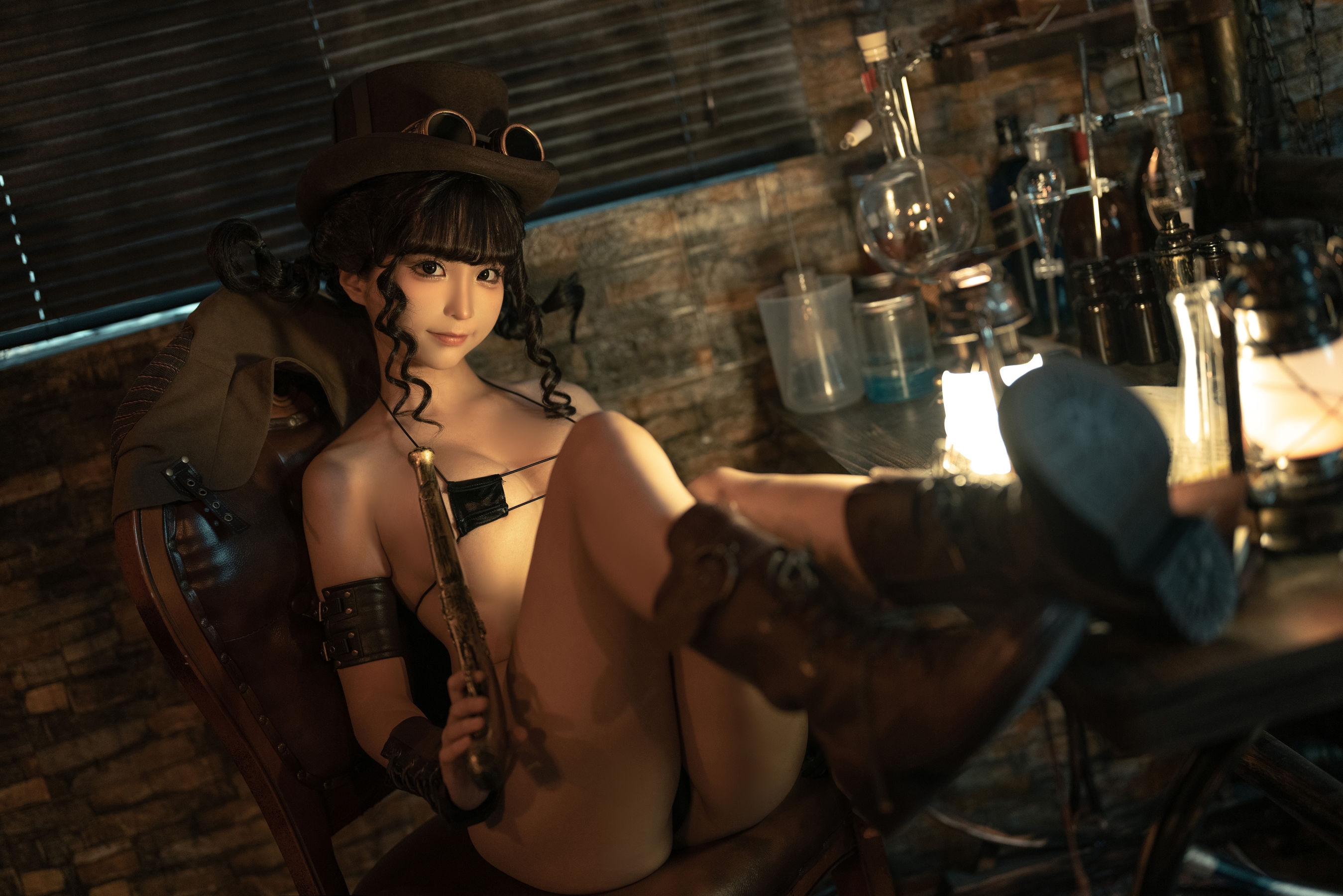 [福利COS] 动漫博主蠢沫沫 - 蒸汽少女