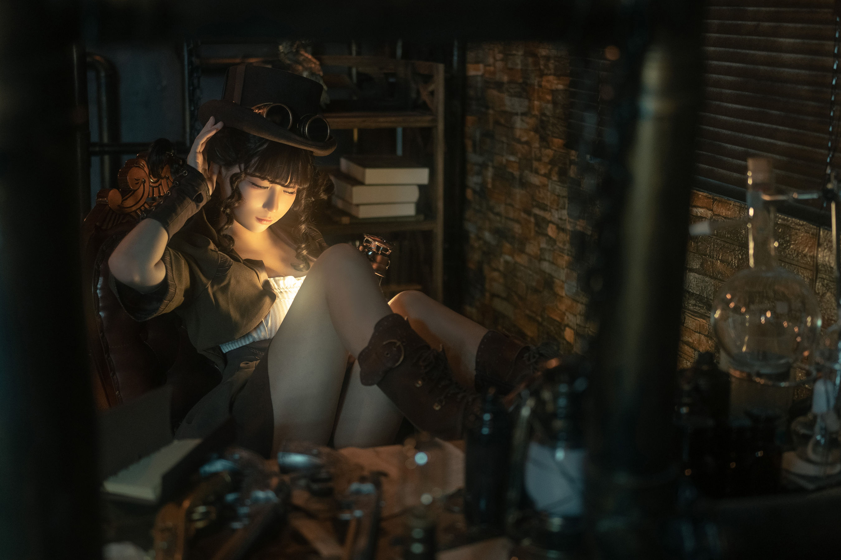 [福利COS] 动漫博主蠢沫沫 - 蒸汽少女