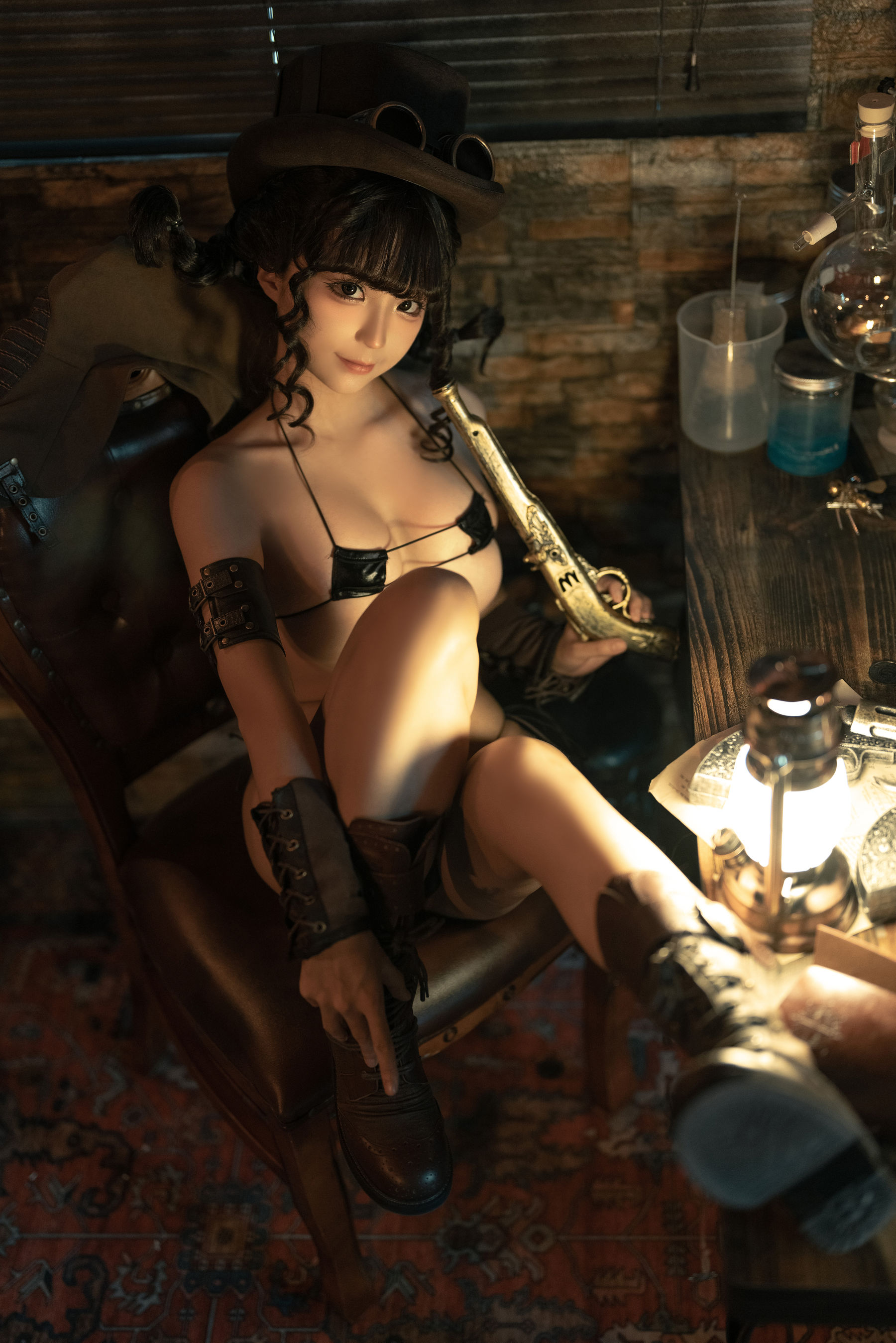 [福利COS] 动漫博主蠢沫沫 - 蒸汽少女