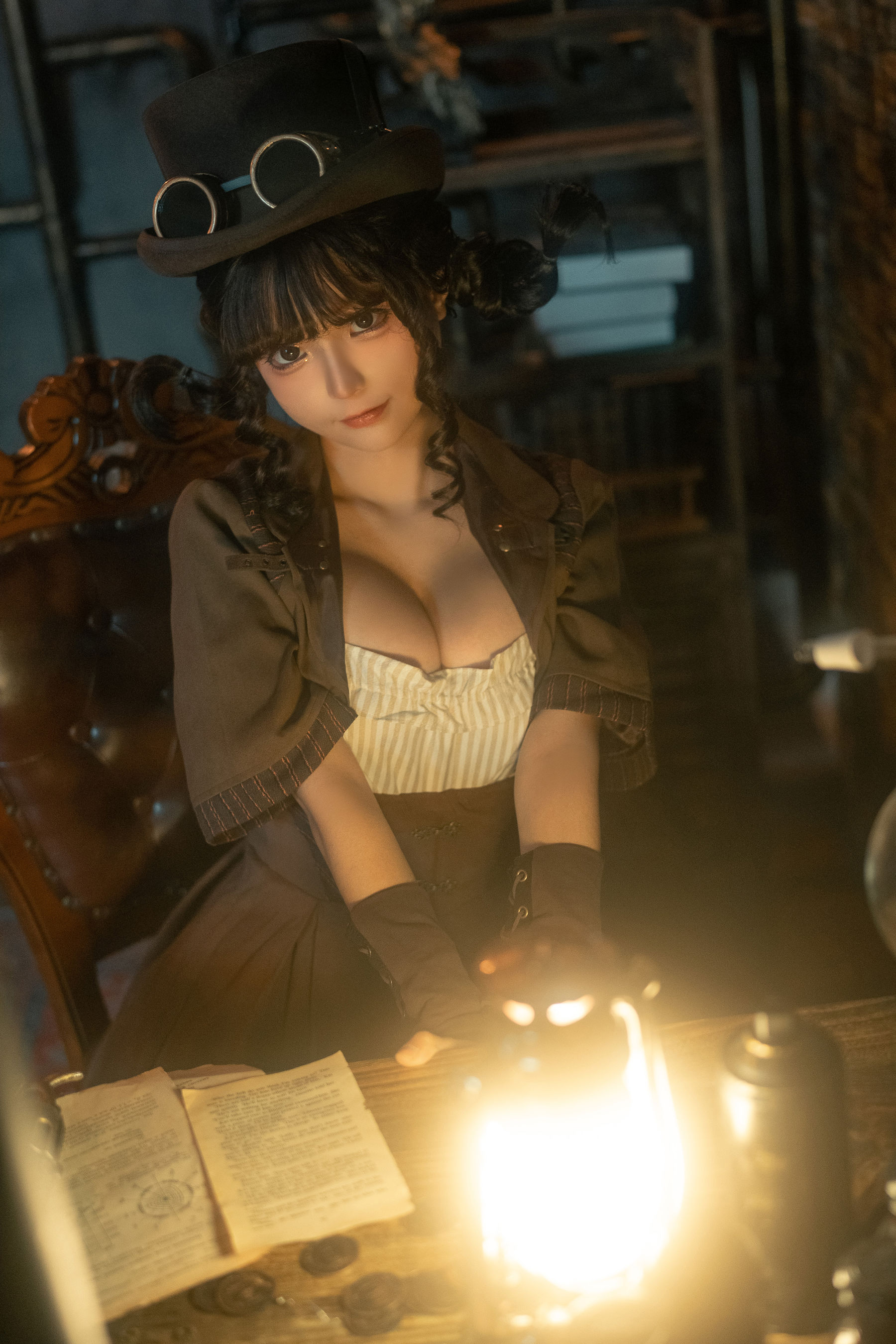[福利COS] 动漫博主蠢沫沫 - 蒸汽少女